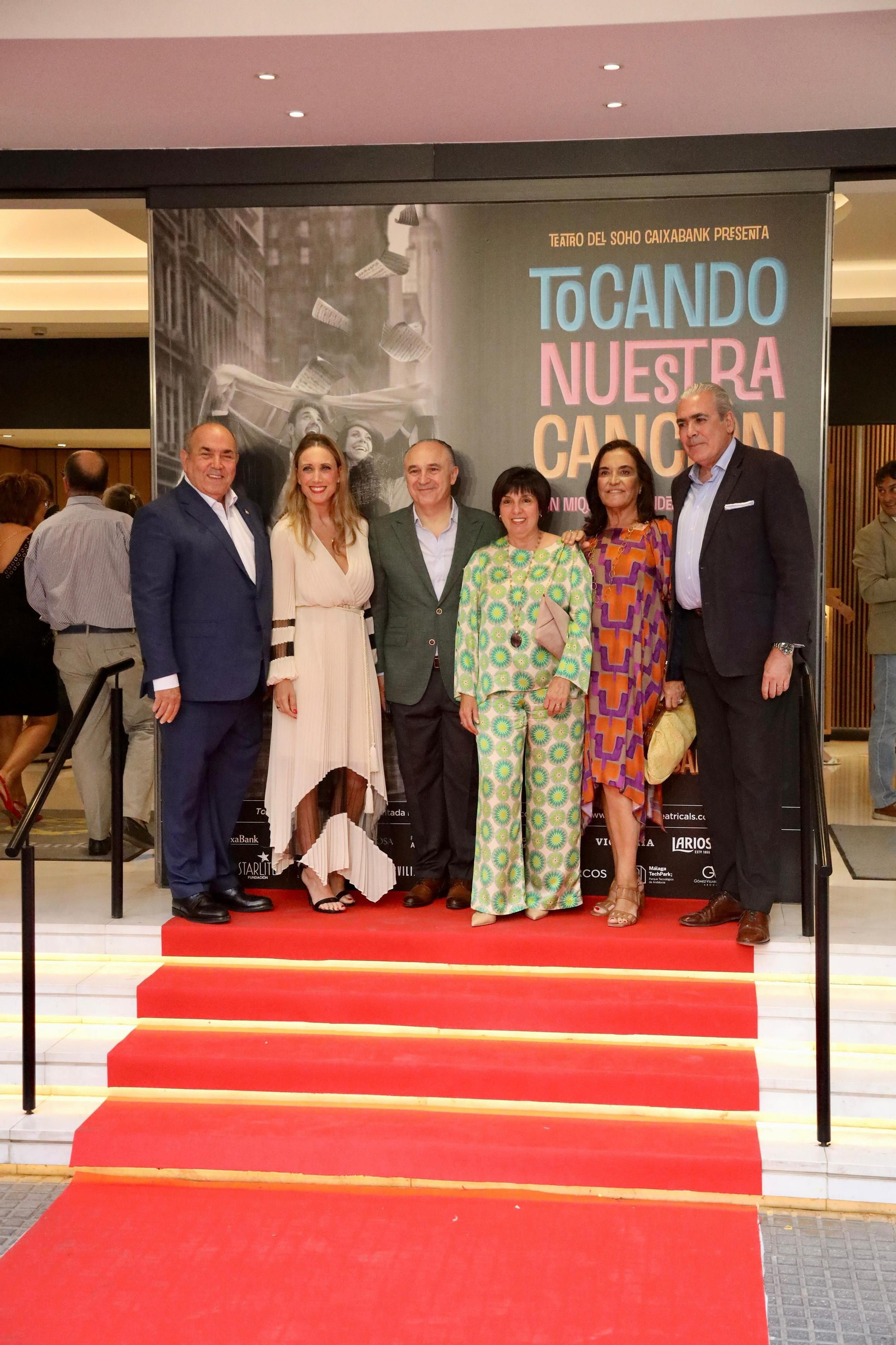 El estreno de 'Tocando nuestra canción', el nuevo musical de Antonio Banderas, en fotos