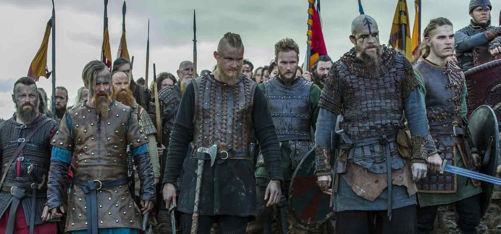 Un fotograma de la serie Vikingos, de Canal Historia, emitida en España por TNT (España), Netflix, PTV, TeleCinco, HBO España y Antena 3, entre otras.