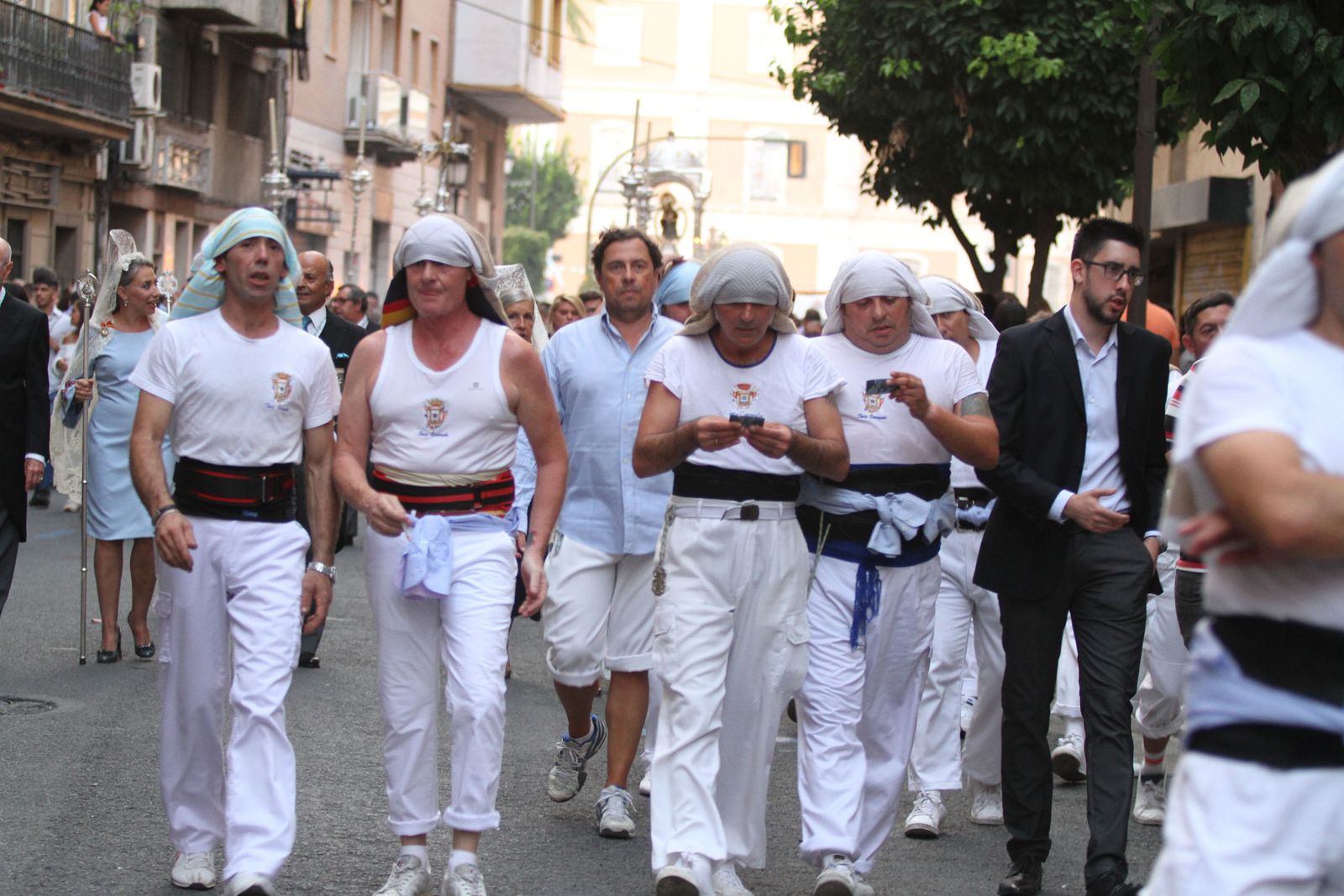 Procesión solemne de la Virgen de la Cinta.