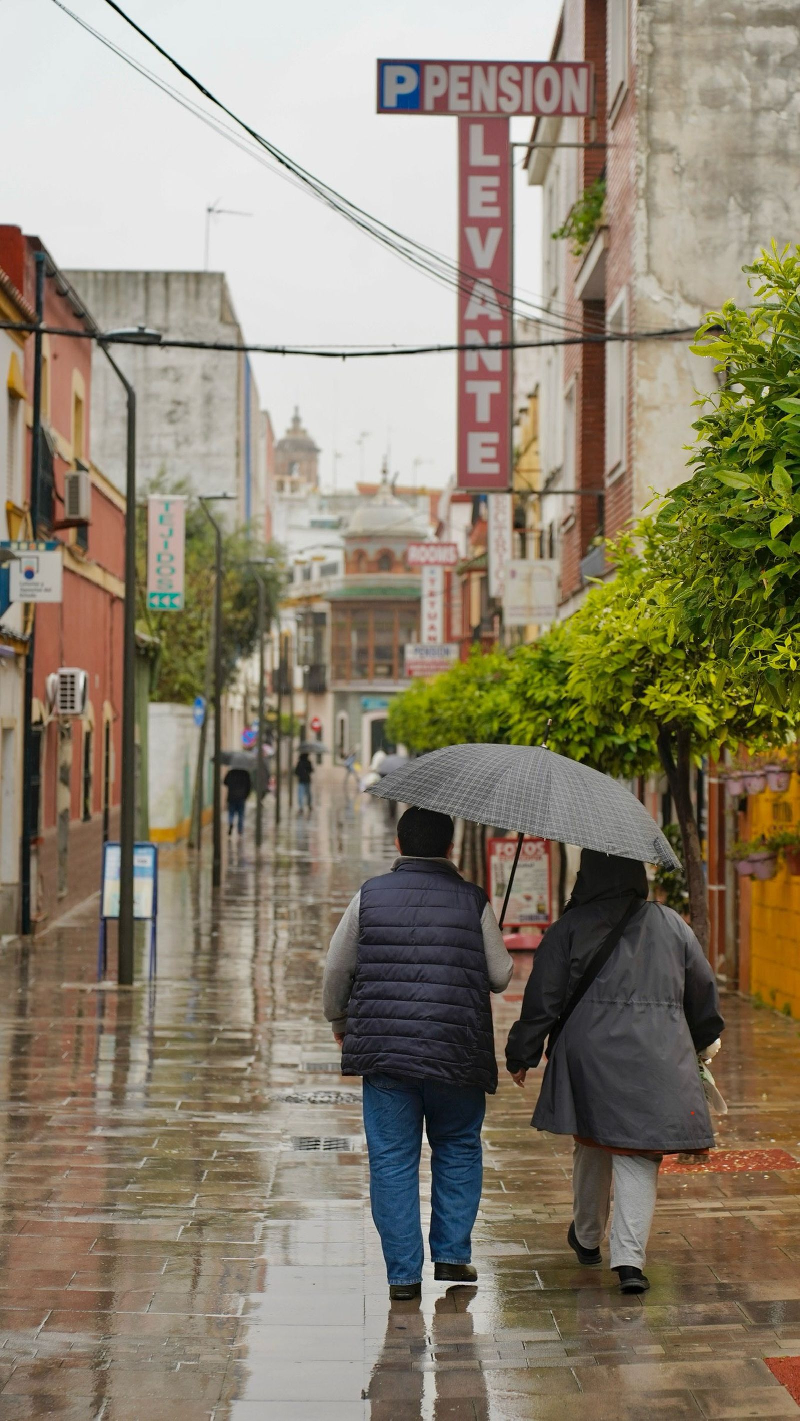 Llueve sobre mojado: Fotos de la borrasca Martinho a su paso por Algeciras