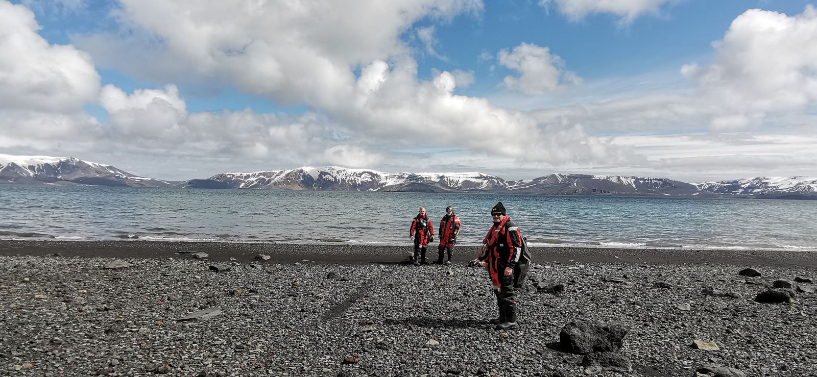 Investigadores de la Universidad de Jaén (UJA) en la Antártida.
