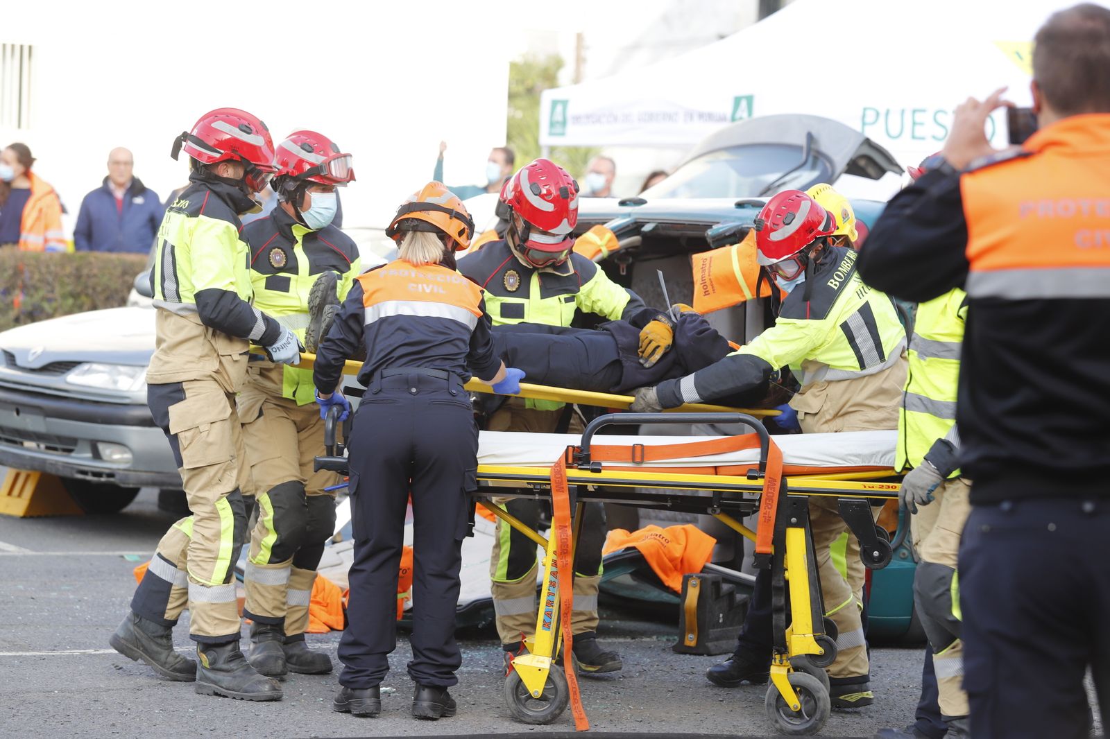 Imágenes de las actividades del Día Europeo del 112
