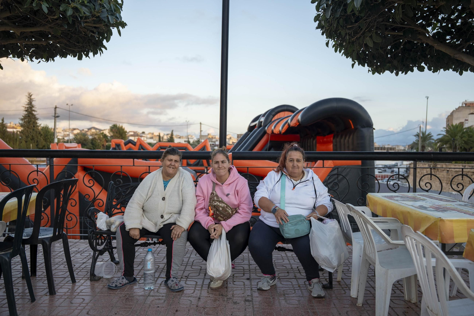 Circuito de hinchables infantiles Ninja Warrior de la feria de Albox