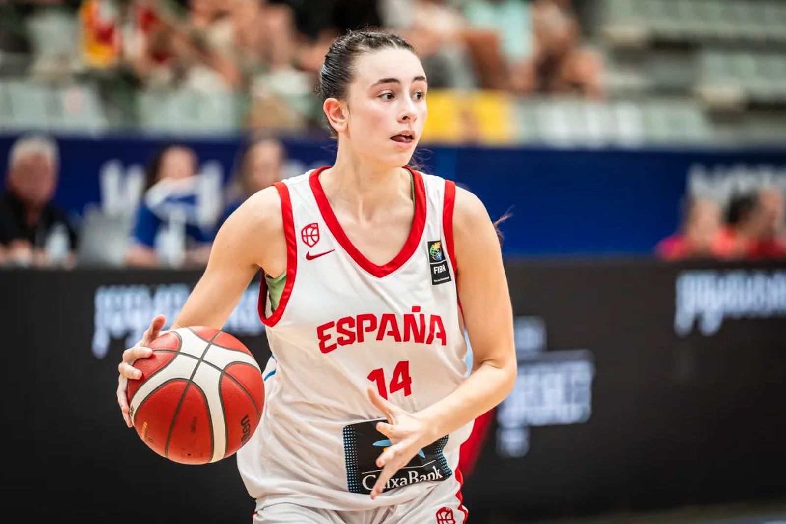 María Arrebola, a cuartos de final del Eurobasket sub 18