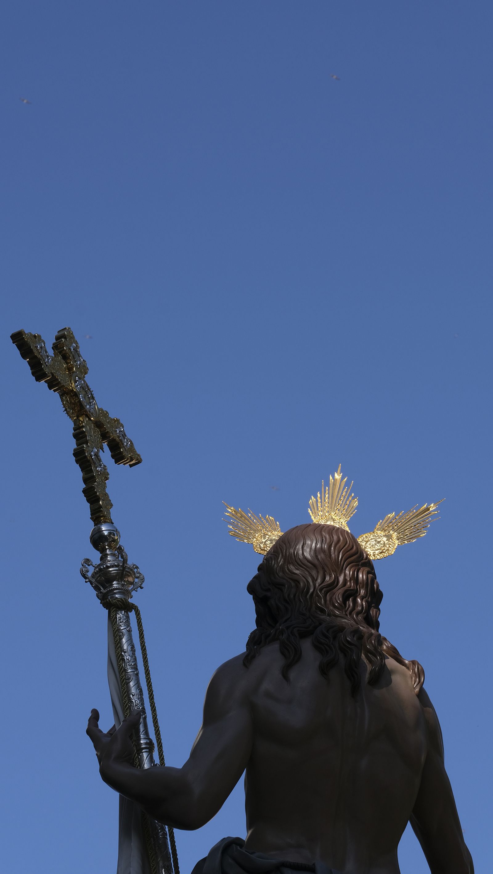 Procesión de Jesucristo Resucitado en Almería, en imágenes