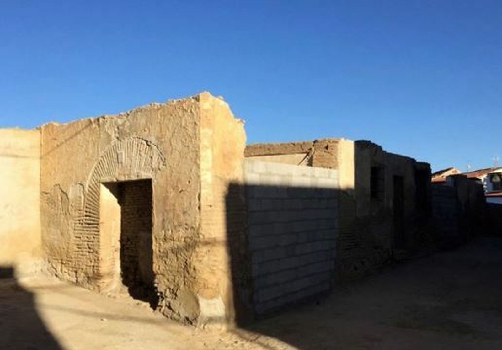 Estad en el que quedó el palacete tras la intervención.