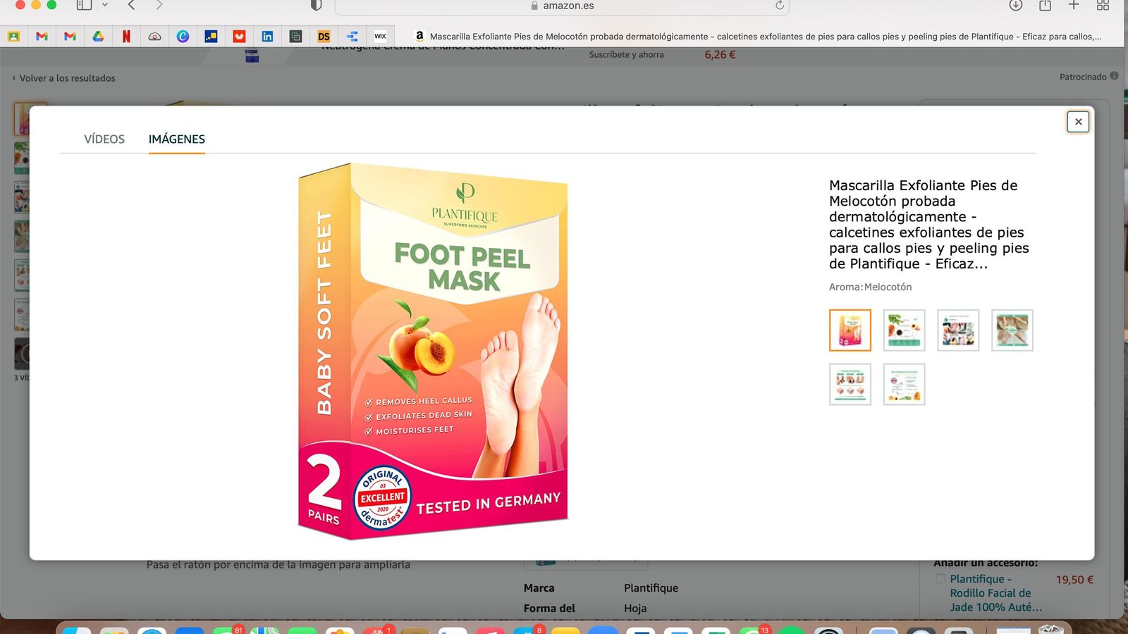 Mascarilla Exfoliante Pies