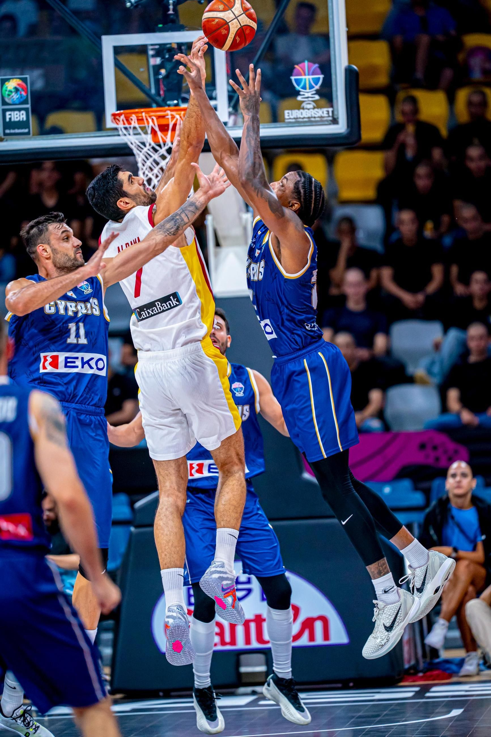 Las fotos del Chipre - España de baloncesto
