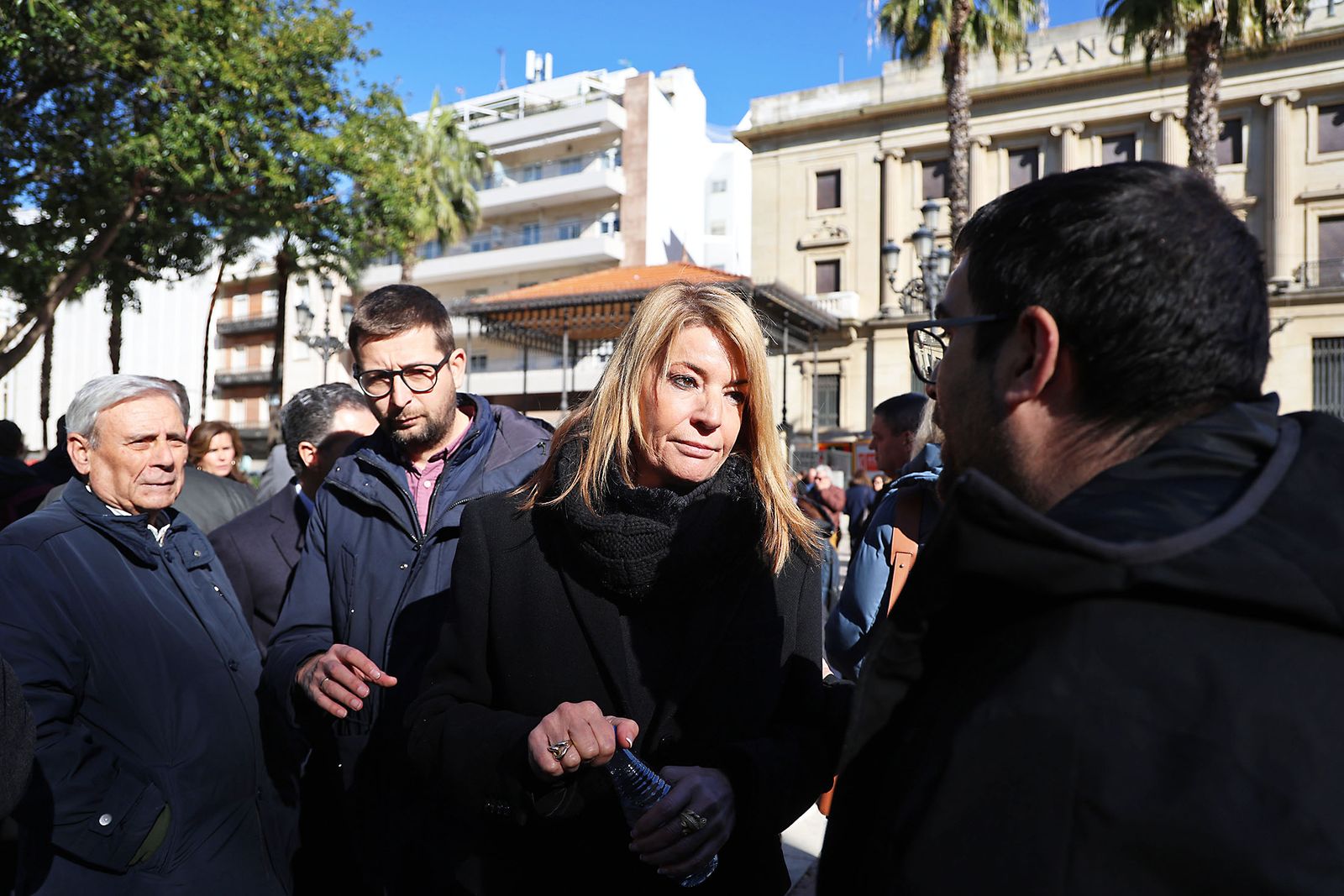Las fotografías del minuto de silencio por el trágico accidente de tren
