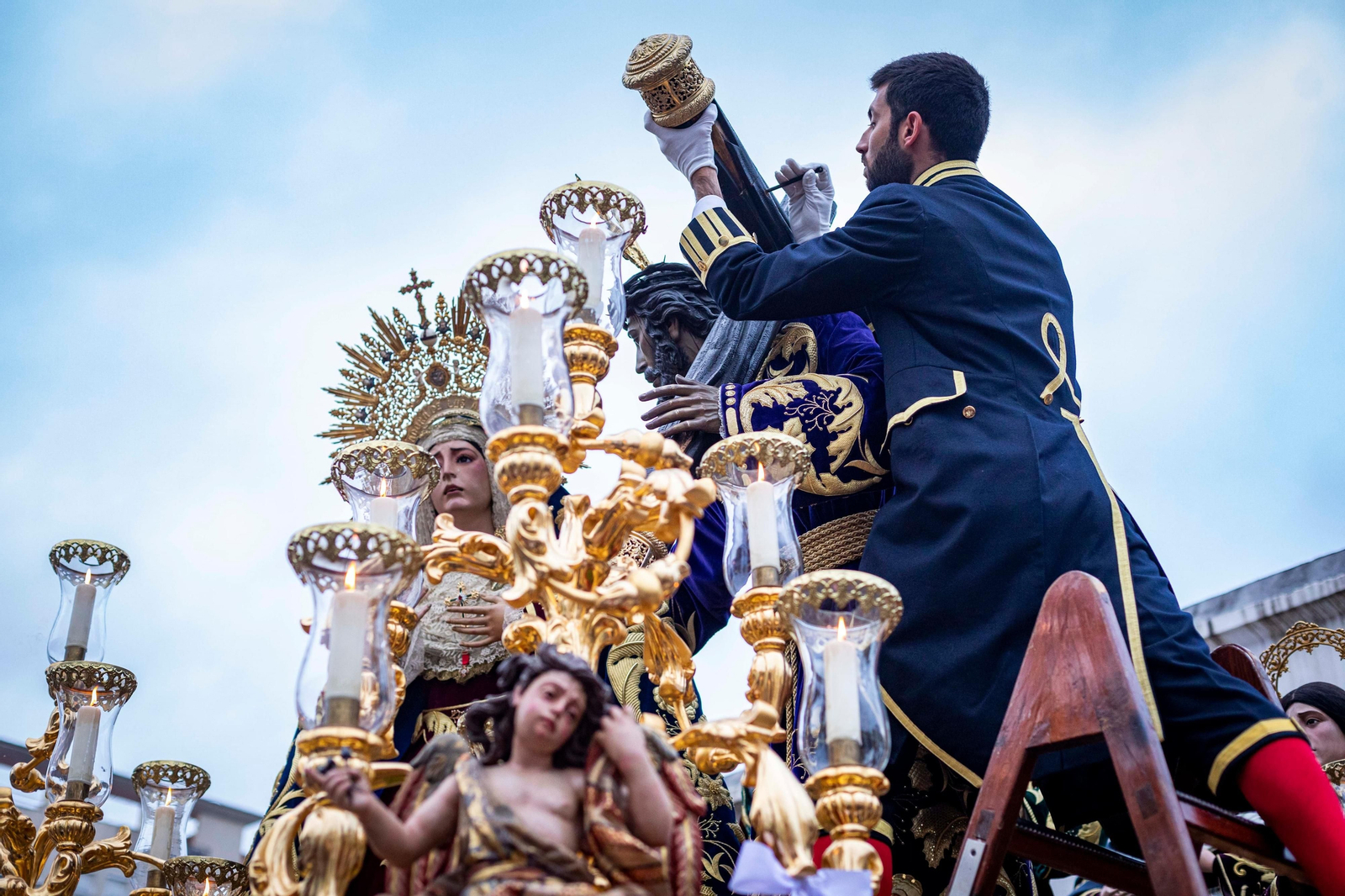 Las imágenes de la cofradía de Afligidos de la Semana Santa de San Fernando 2024