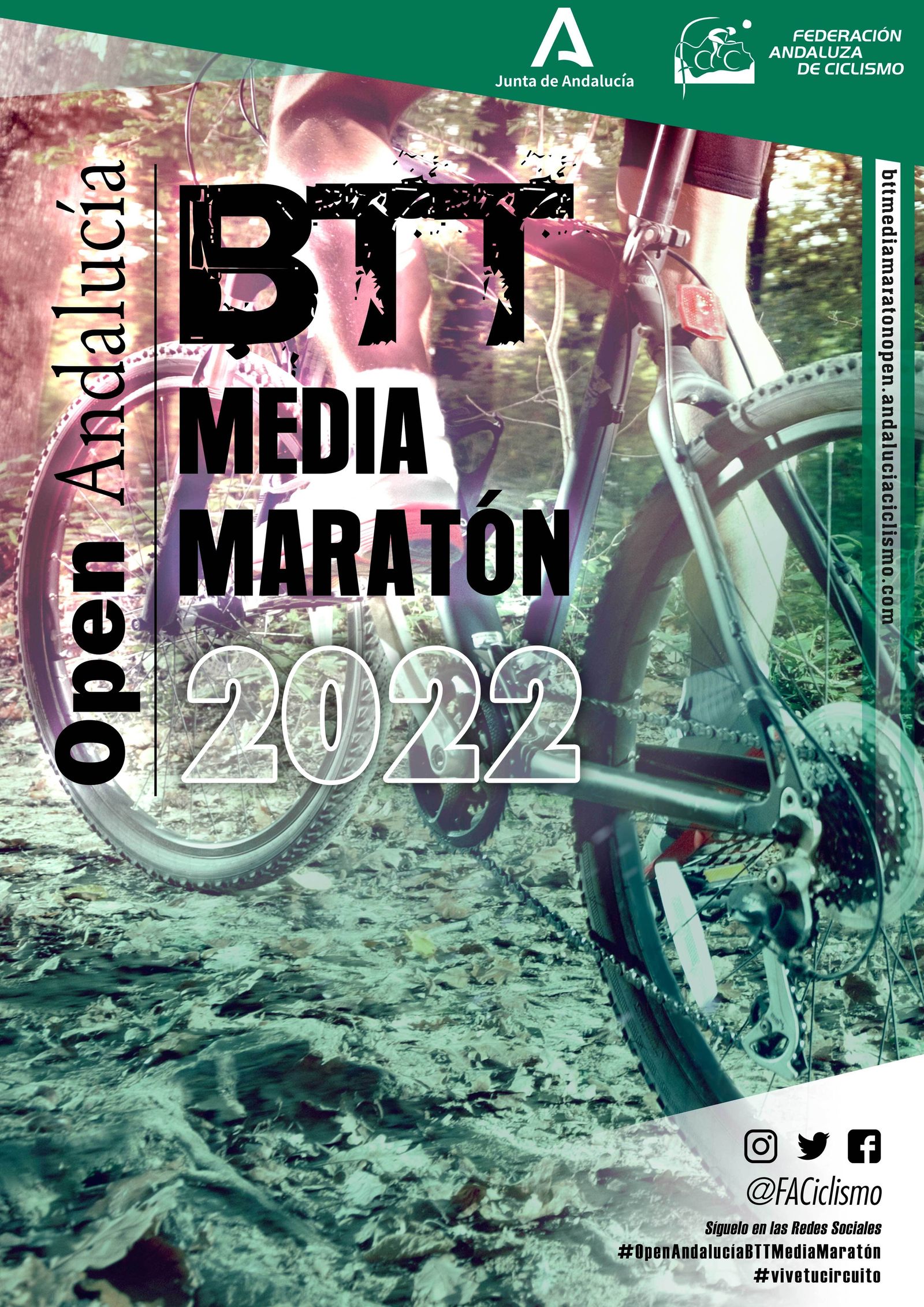 Cartel del Open de Andalucía BTT Media Maratón.