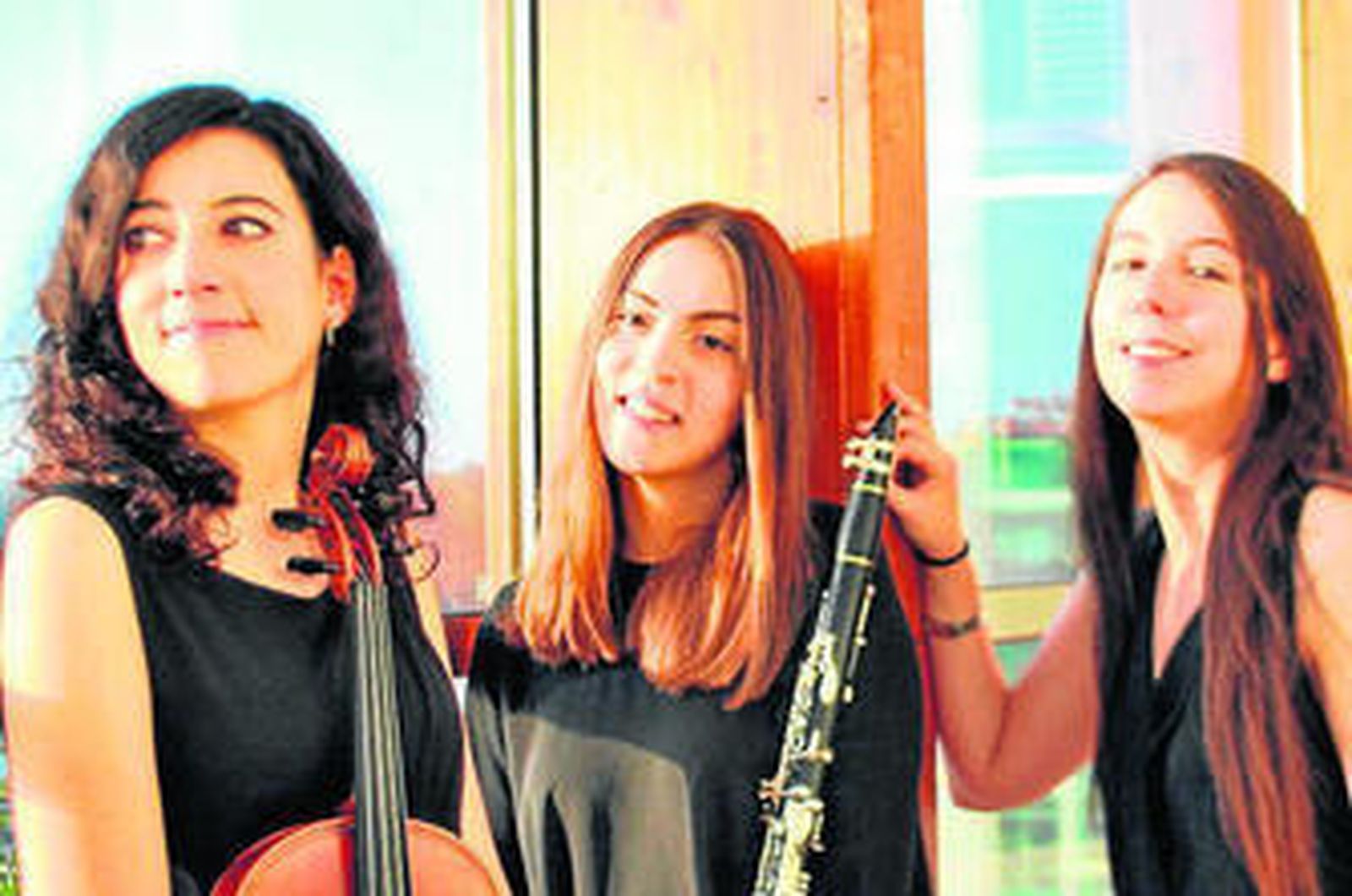 Las integrantes del Saudade Trío.