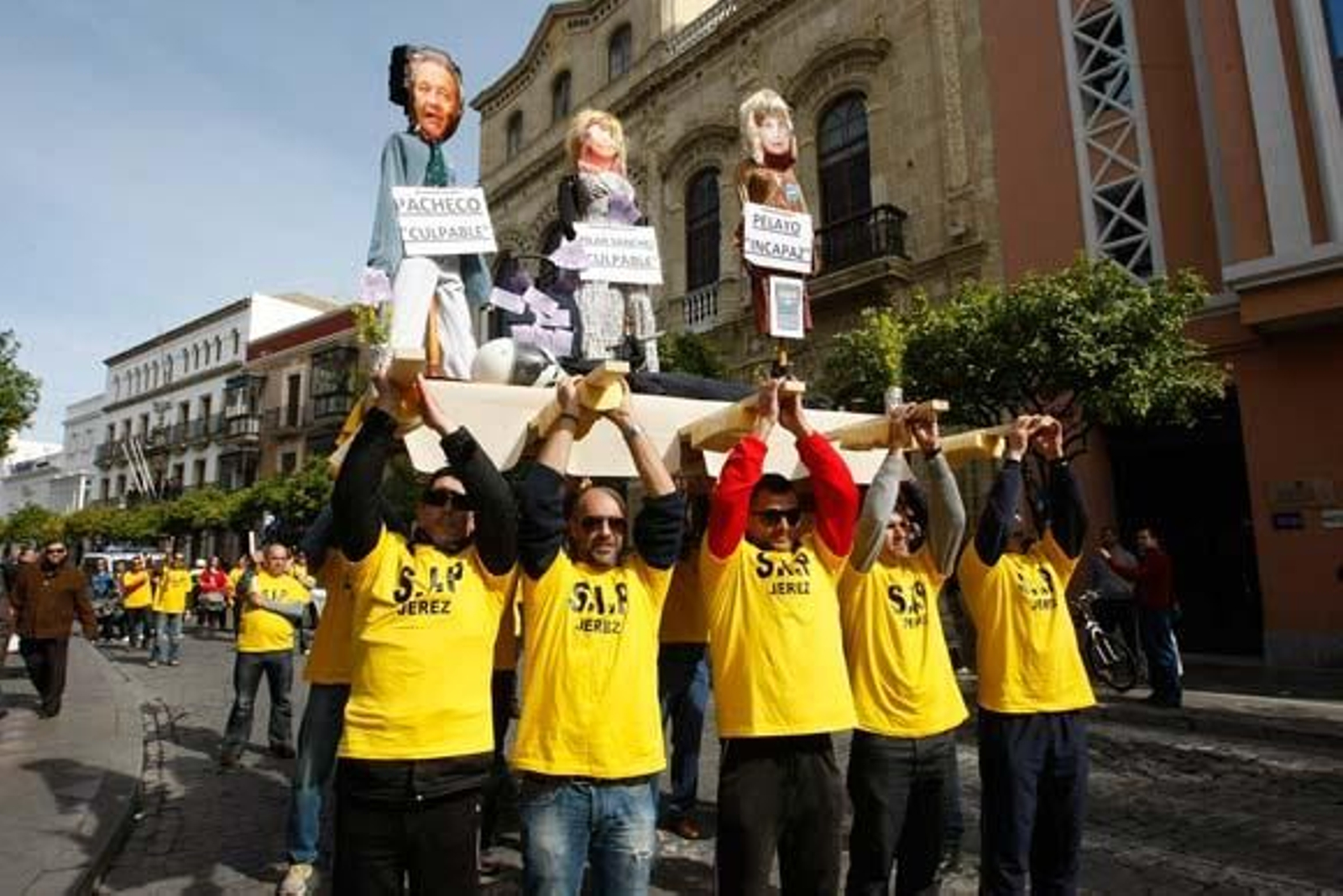 Procesión del SIP en honor a Pelayo, Sánchez y Pacheco