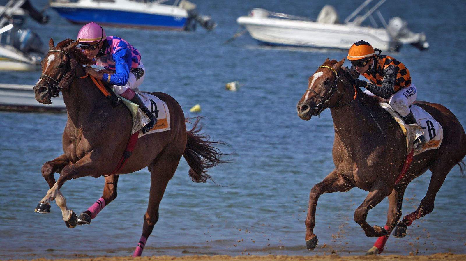 Gran ambiente en las carreras de caballos de Sanlúcar