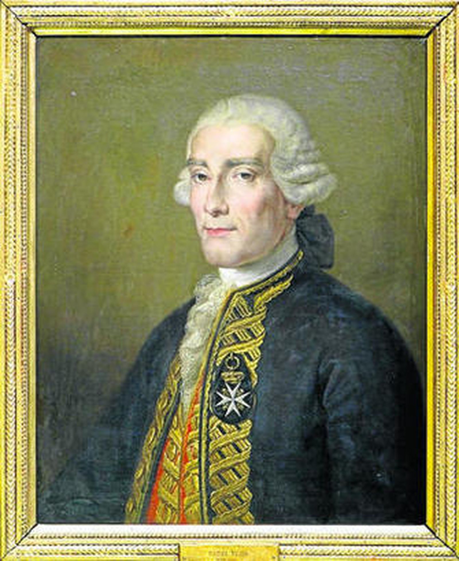Retrato del marino Jorge Juan, a quien se dedica 'Historia de náufragos'.