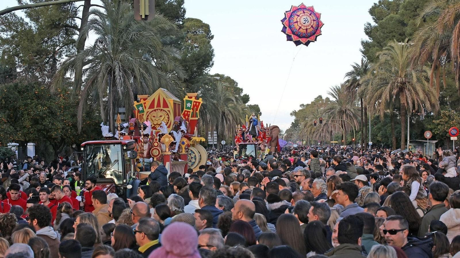 Imagen de la última cabalgata de los Reyes Magos en Jerez