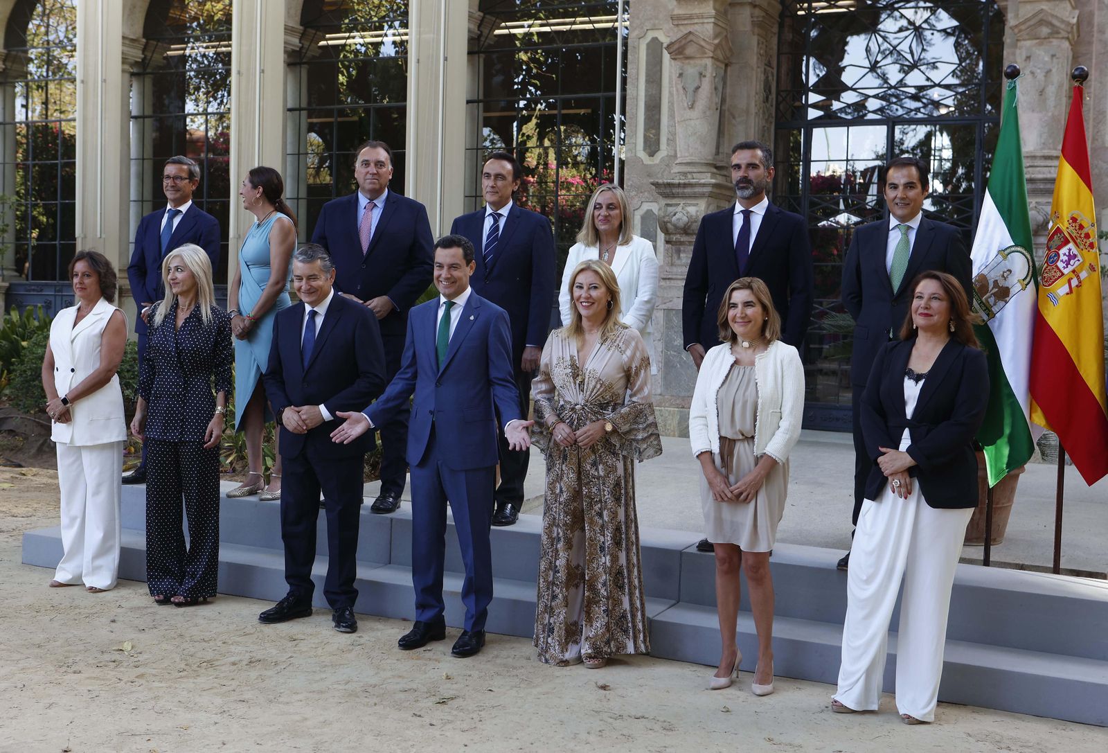 Foto de familia del nuevo Gobierno andaluz