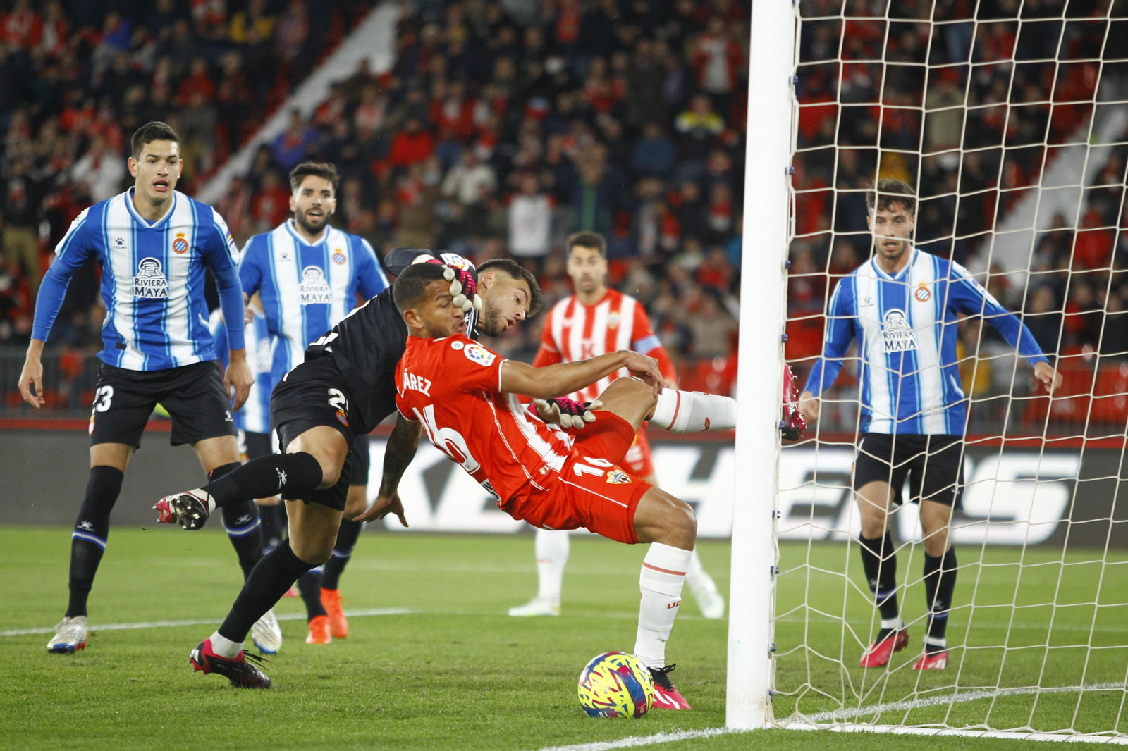 Imágenes del partido U.D. Almería-R.C.D. Espanyol