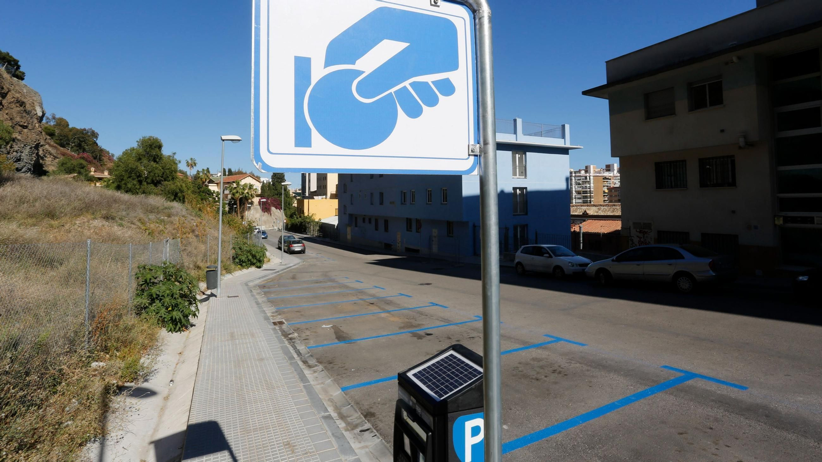 Uno de los parquímetros que se encuentran en Málaga, concretamente en la calle Campos Elíseos. Uno de los parquímetros que se encuentran en Málaga, concretamente en la calle Campos Elíseos.