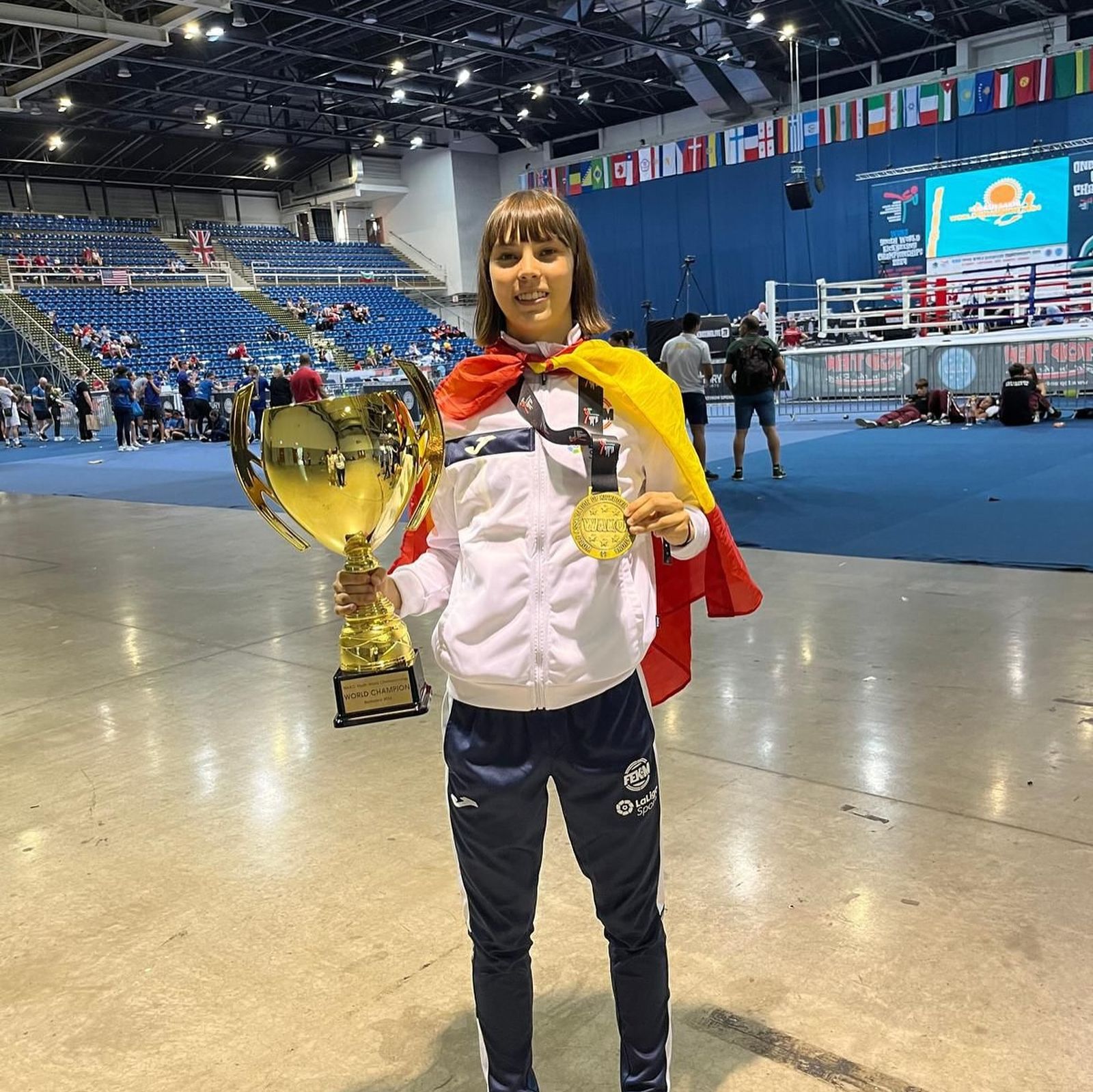 Daniela Jurado, en Budapest.