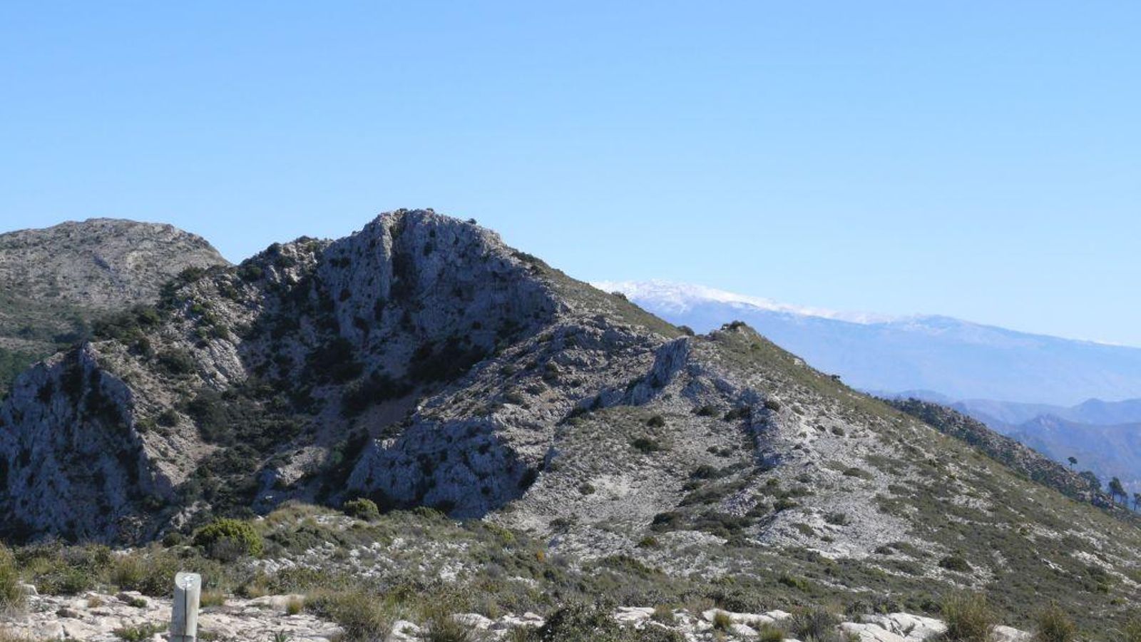 Parte del trayecto hasta la cima del pico del Cielo.