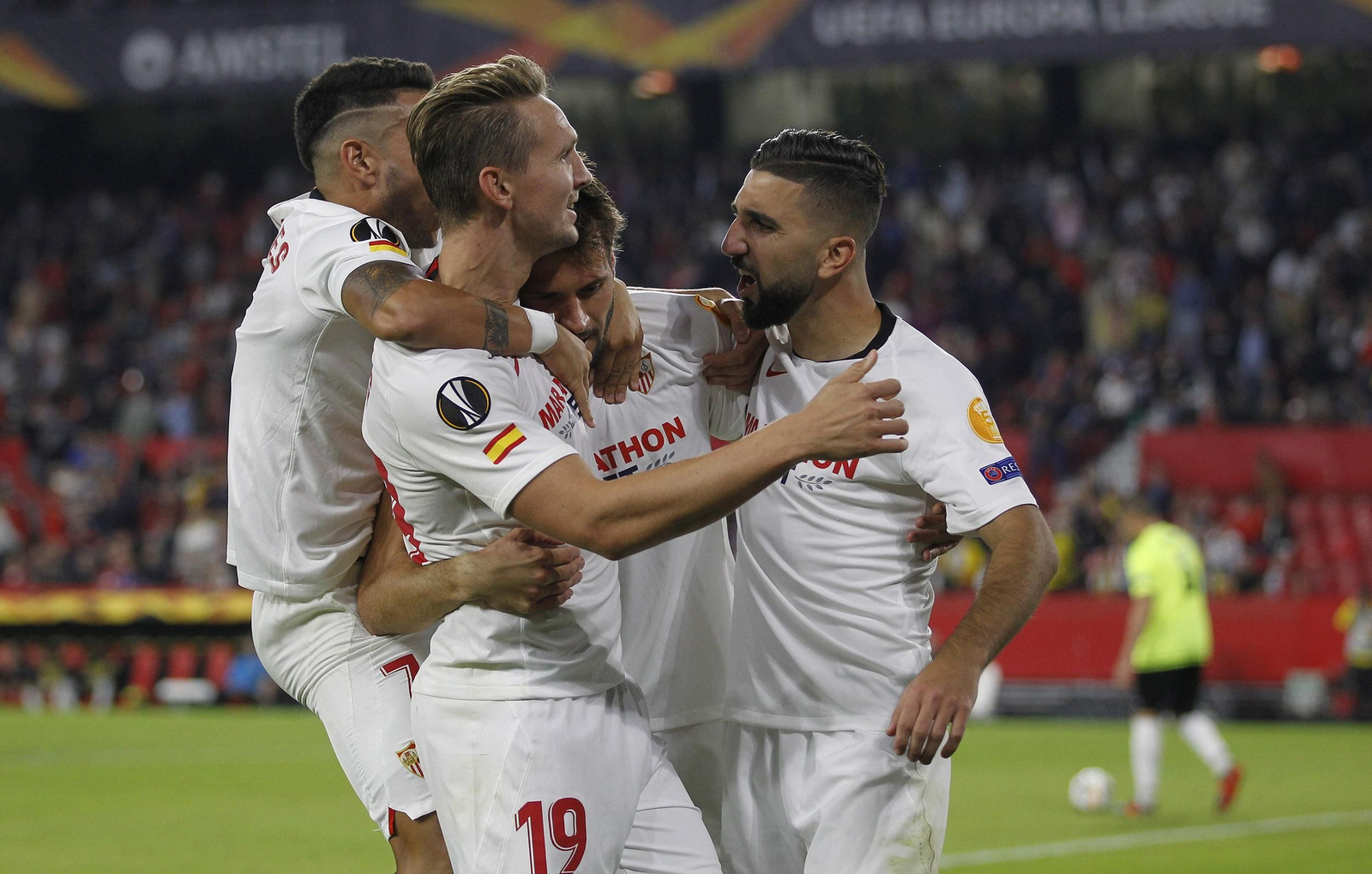 Las fotos del Sevilla-Dudelange