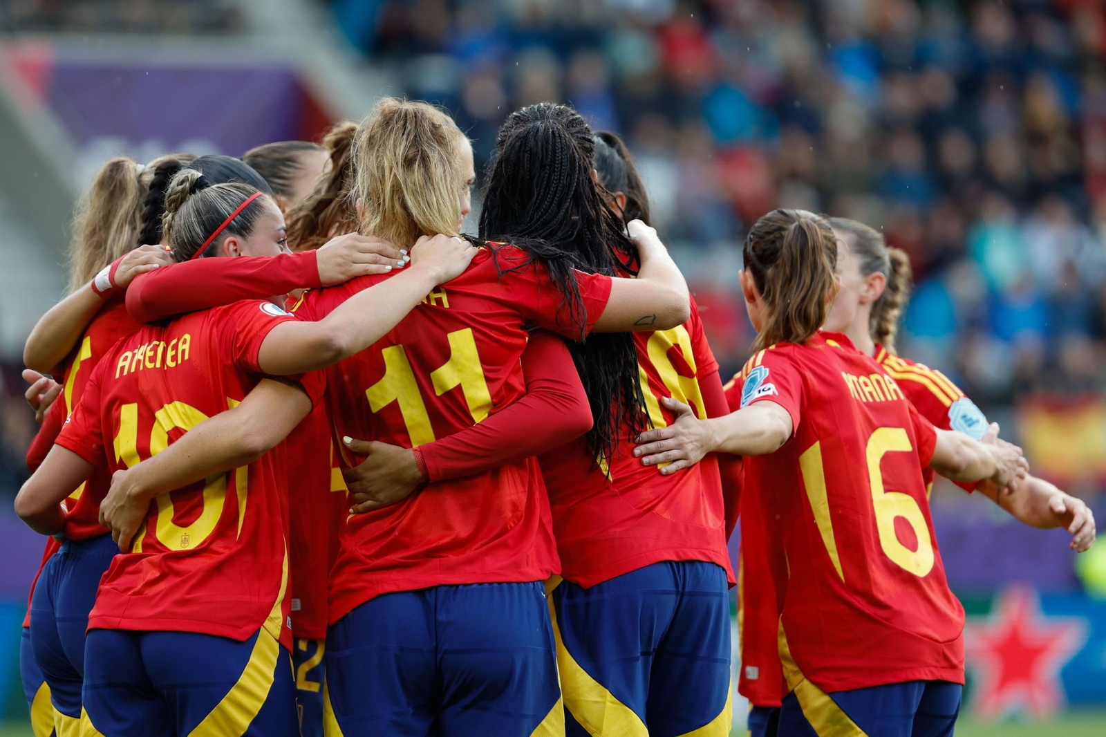 Las fotos de la goleada de España sobre Bélgica en la Eurocopa femenina