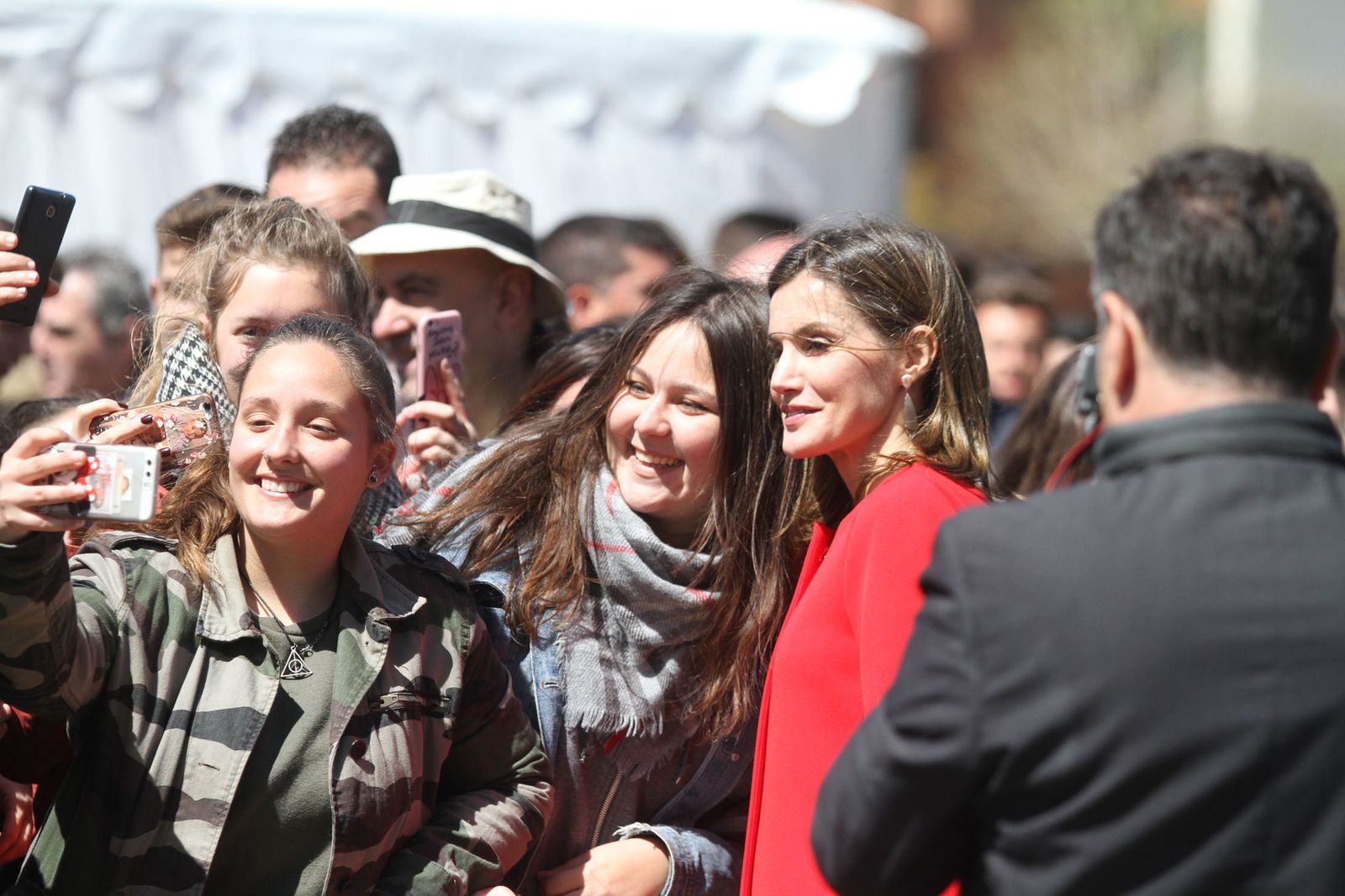 Imágenes de la visita de la reina Letizia a Huelva