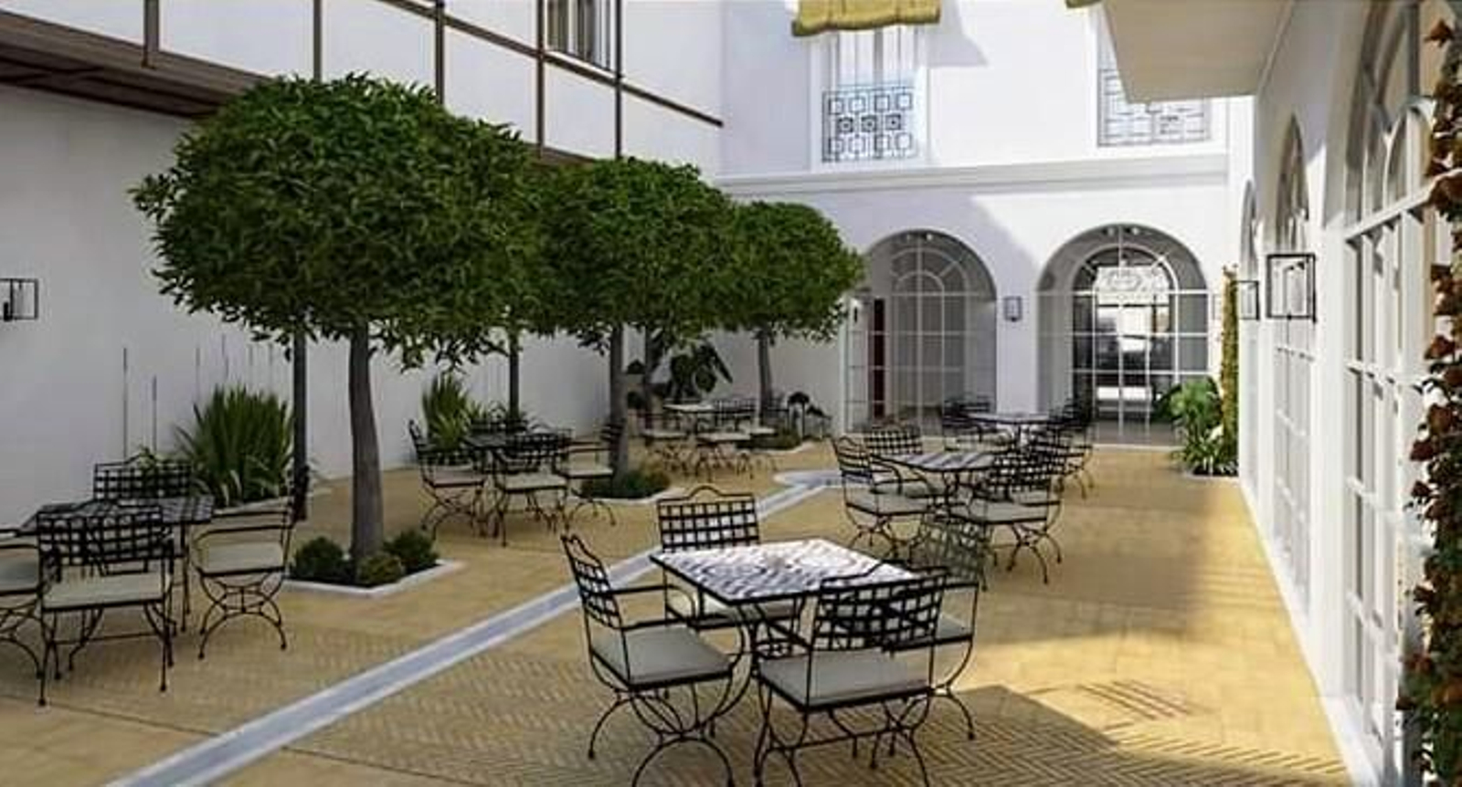 Una vista del interior del nuevo hotel incluida entre las imágenes promocionales del mismo.