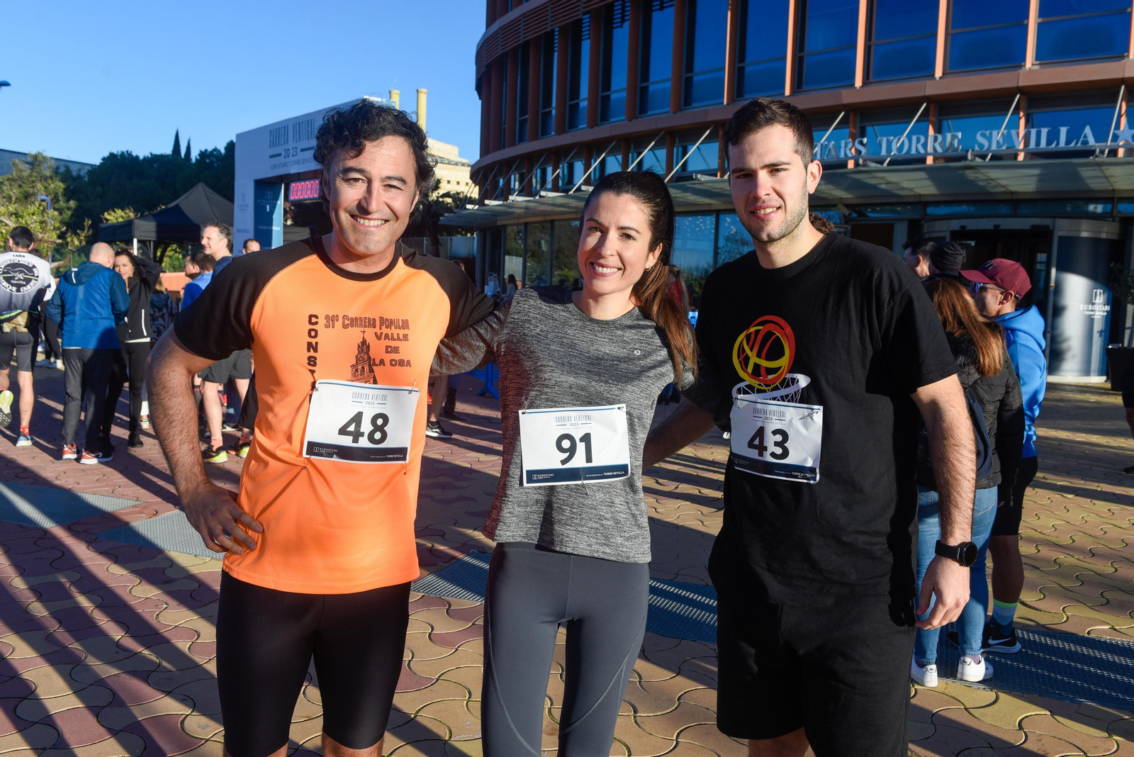 Imágenes de la I Carrera Vertical Eurostars Torre Sevilla