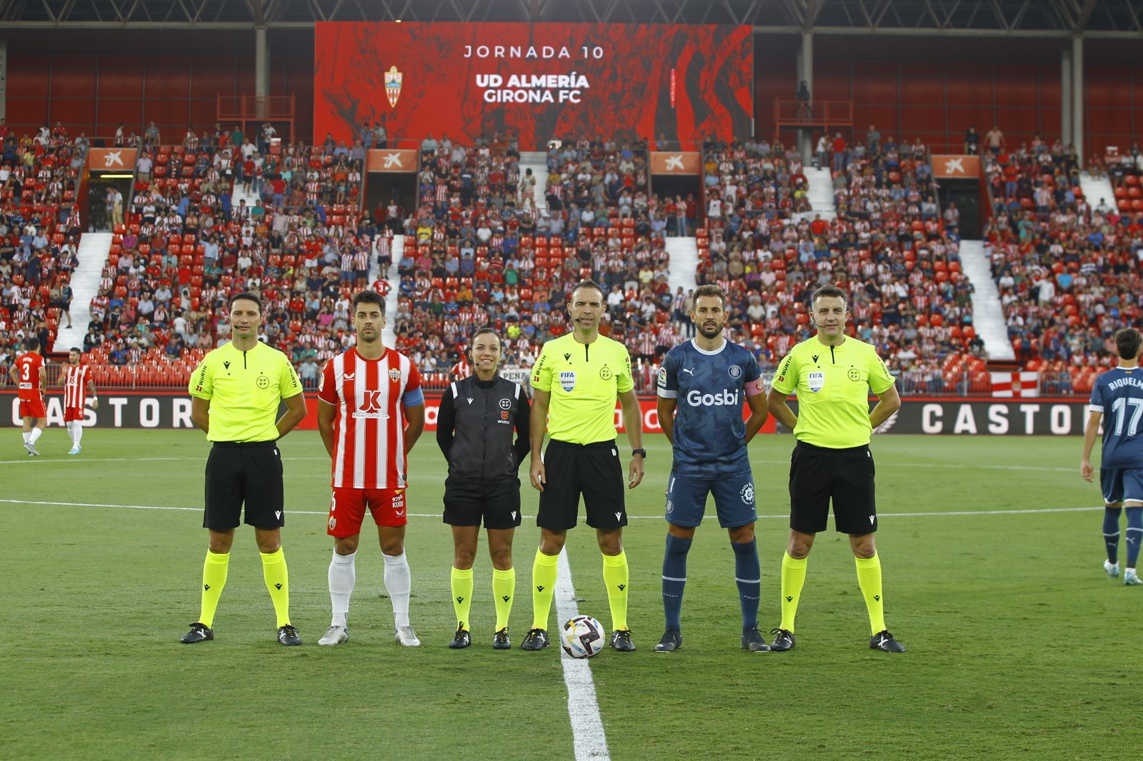 Imágenes del partido de fútbol U.D. Almería-Girona F.C.