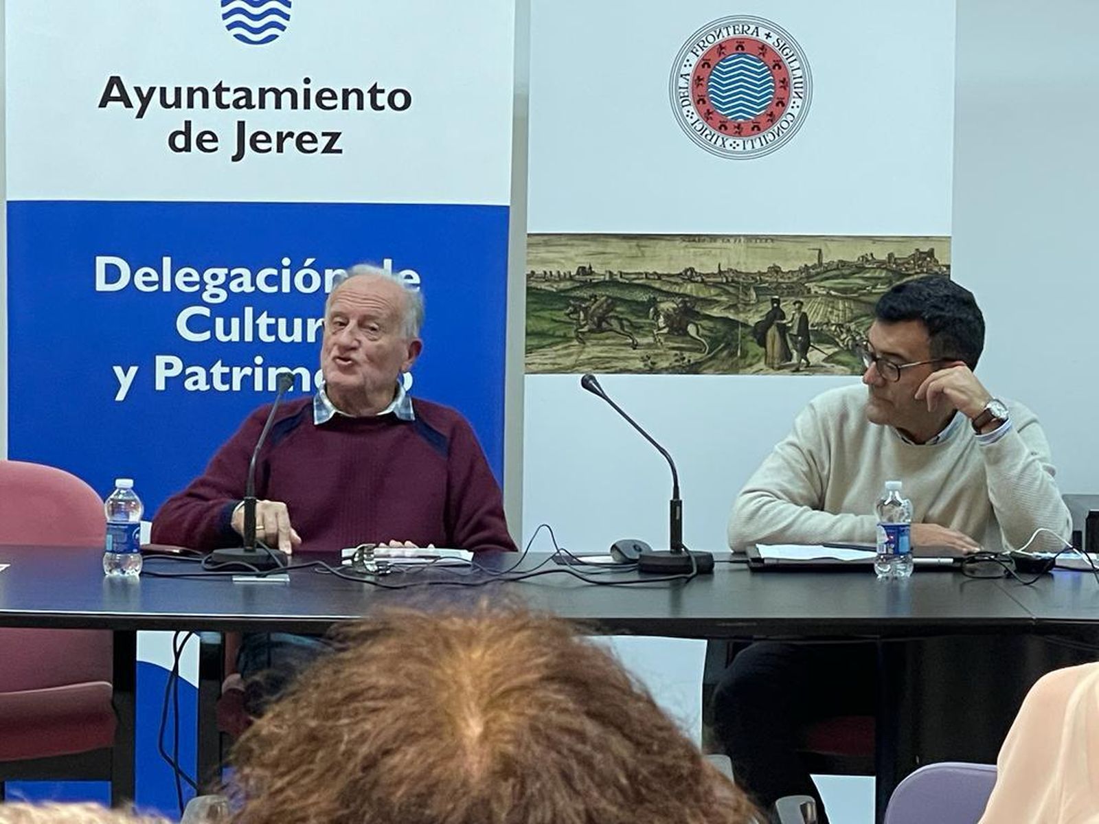 Un momento de la conferencia este miércoles de Velázquez Basanta.