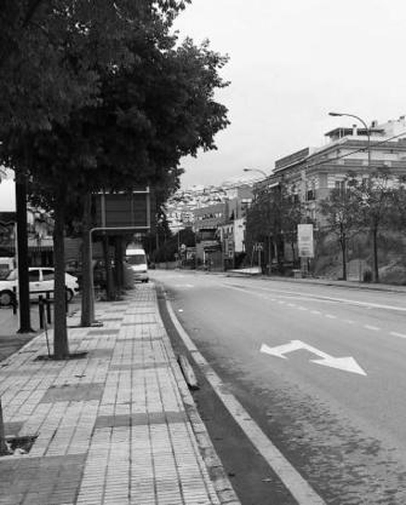 Lugar de la calle Málaga en la que se desarrolló el incidente.