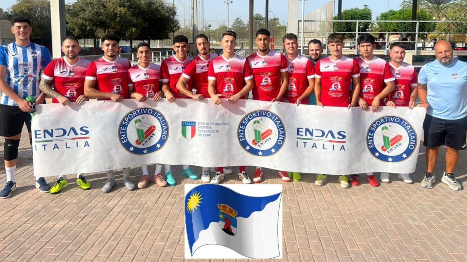 El CD Roquetas 2018 fue el otro representante español en esta competición.