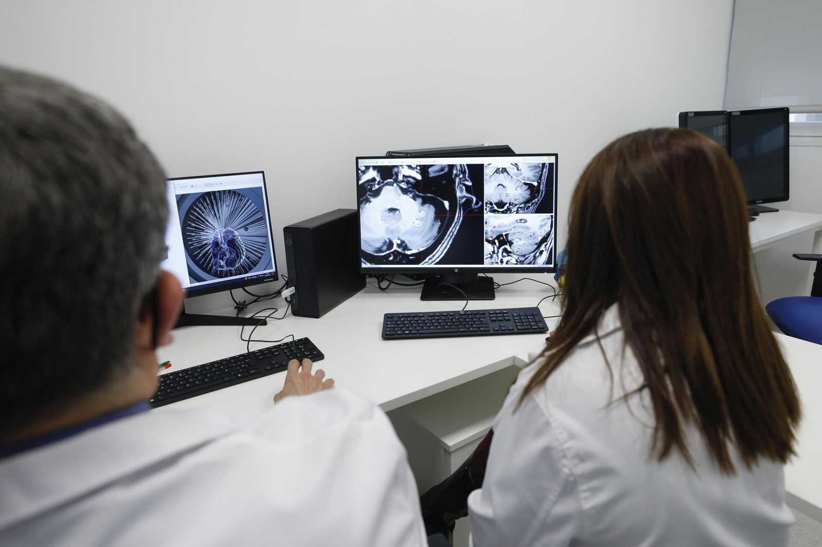 Sanitarios en su puesto de trabajo