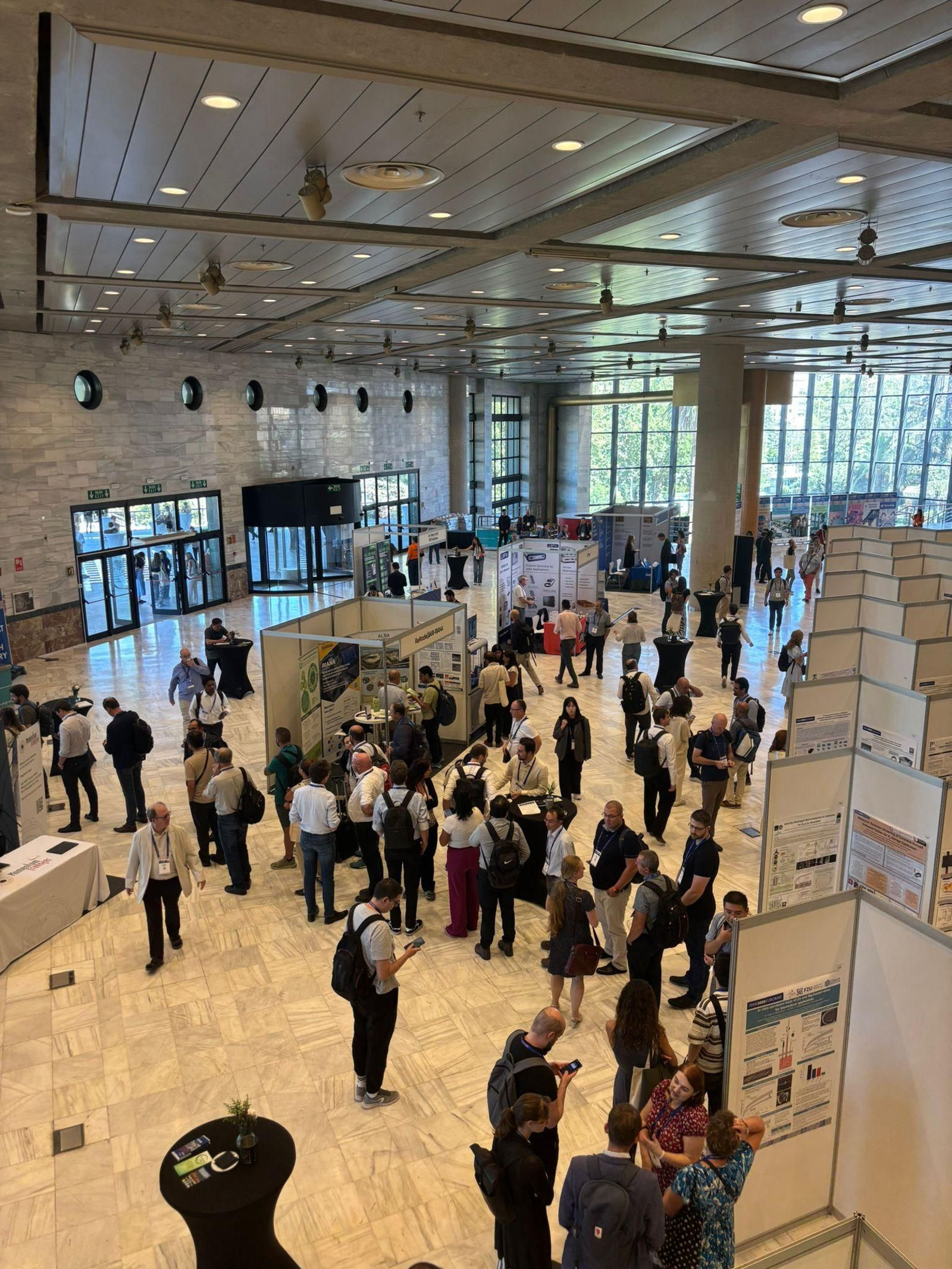 Estado del Palacio de Congresos durante la celebración del congreso.