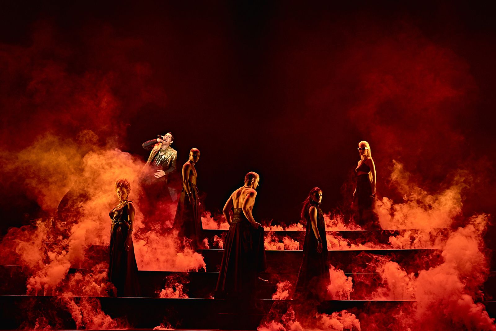 Un instante de la representación de la obra, durante su estreno en Madrid el pasado mes de abril.