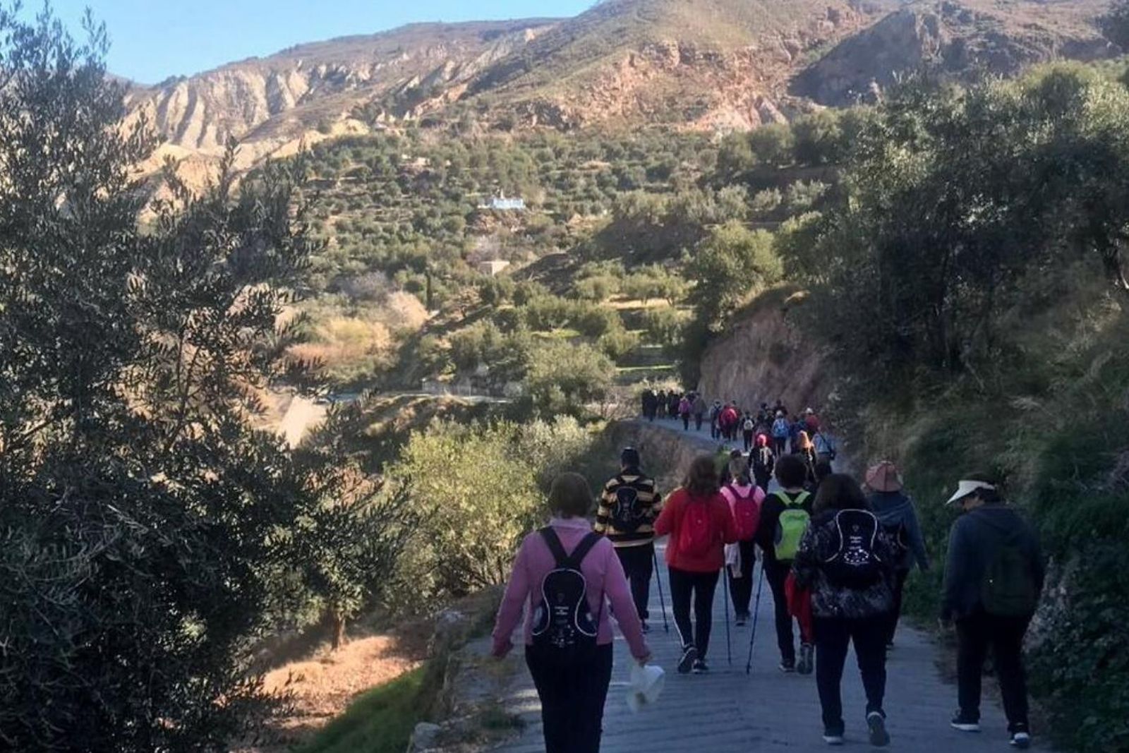 Ruta anterior organizada por el PMD