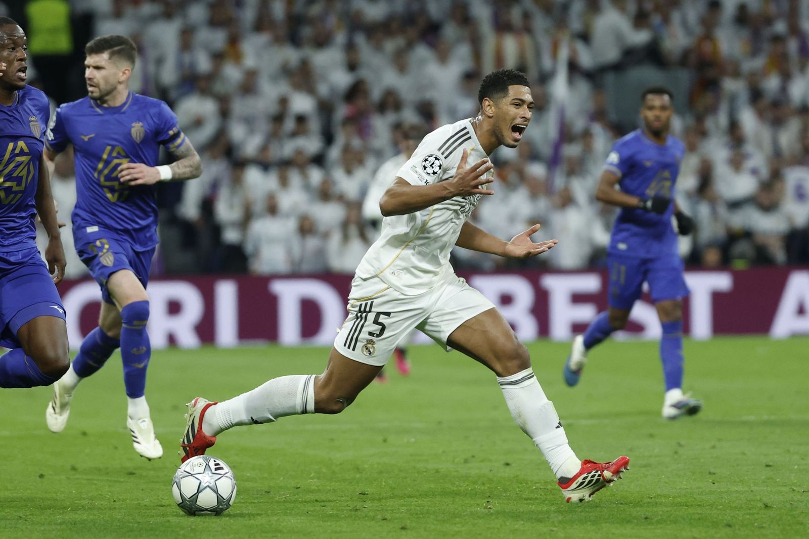 Las fotos del Real Madrid-Mónaco