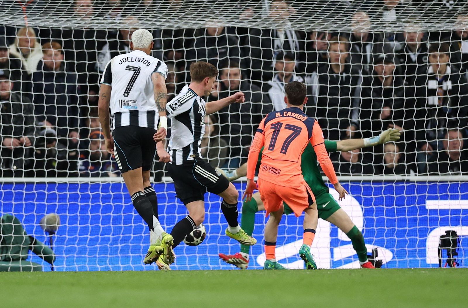 Las fotos del Newcastle-Barcelona