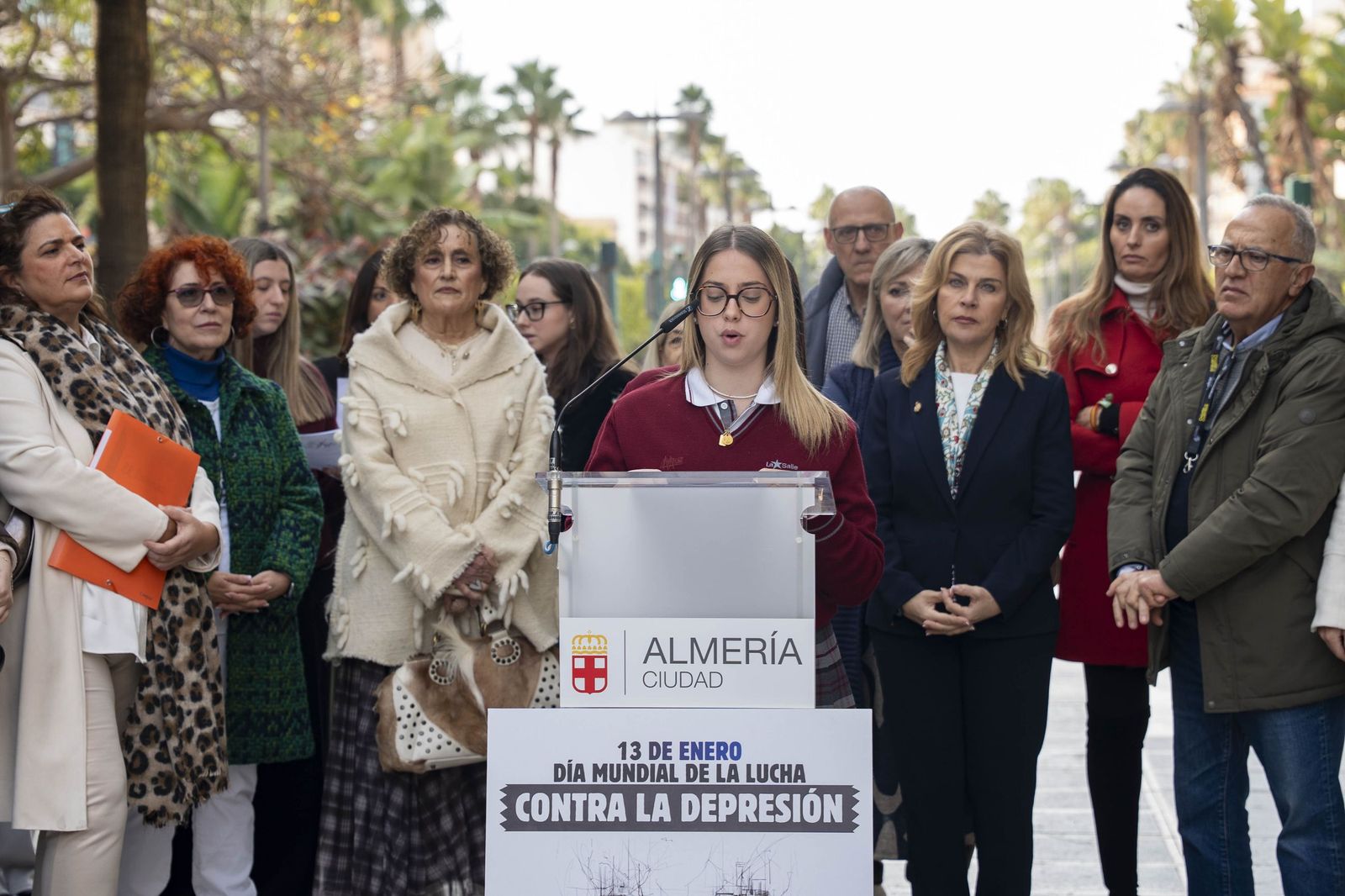 Las imágenes del acto por el Día Mundial Contra la Depresión
