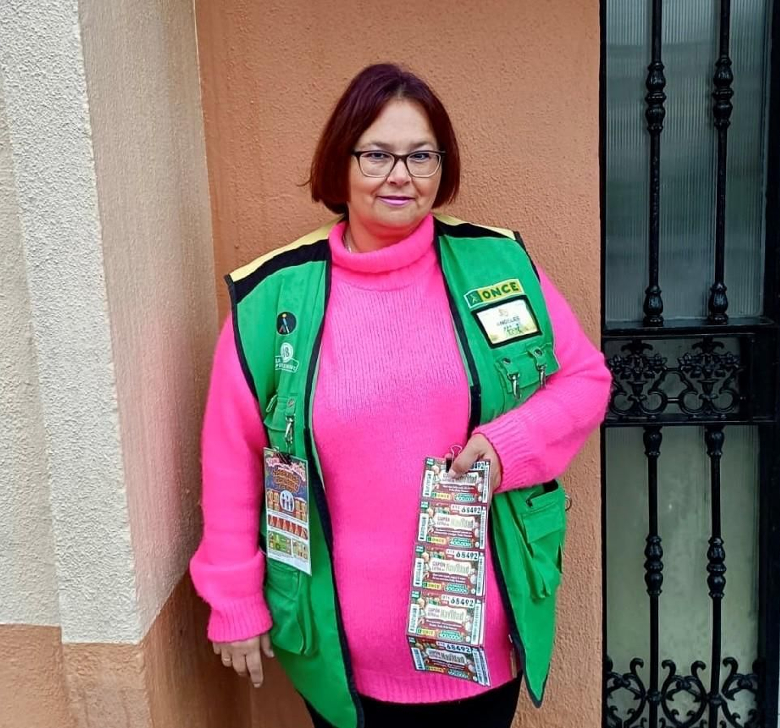 Ángeles Sánchez ha repartido el mayor Sueldazo de la ONCE en Puerto Real.
