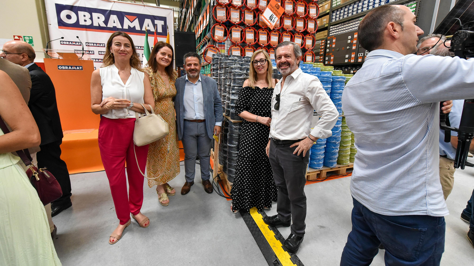 Las fotos de la inauguración de Obramat en Palmones