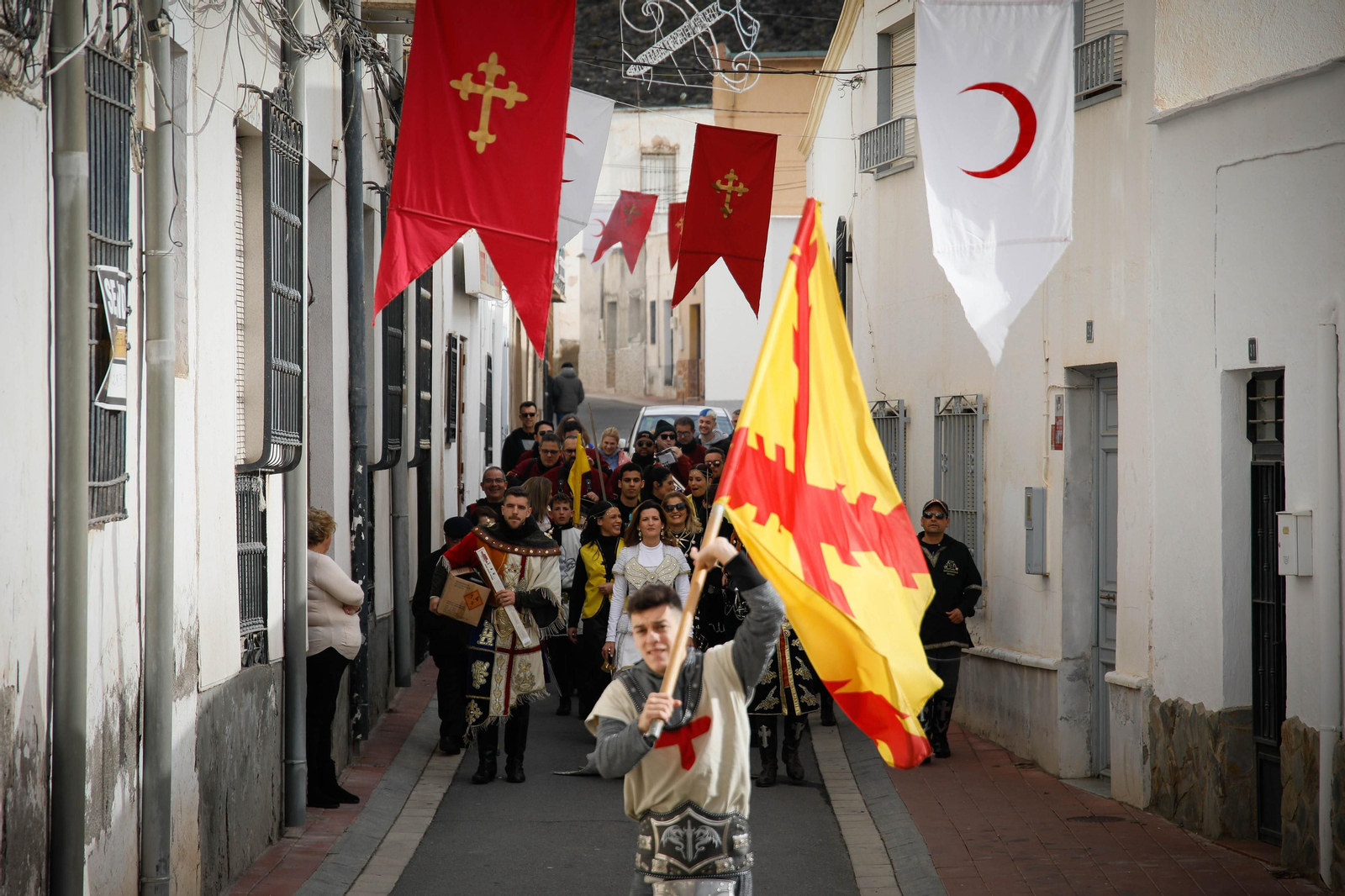 Última guerrilla en Gérgal entre moros y cristianos.