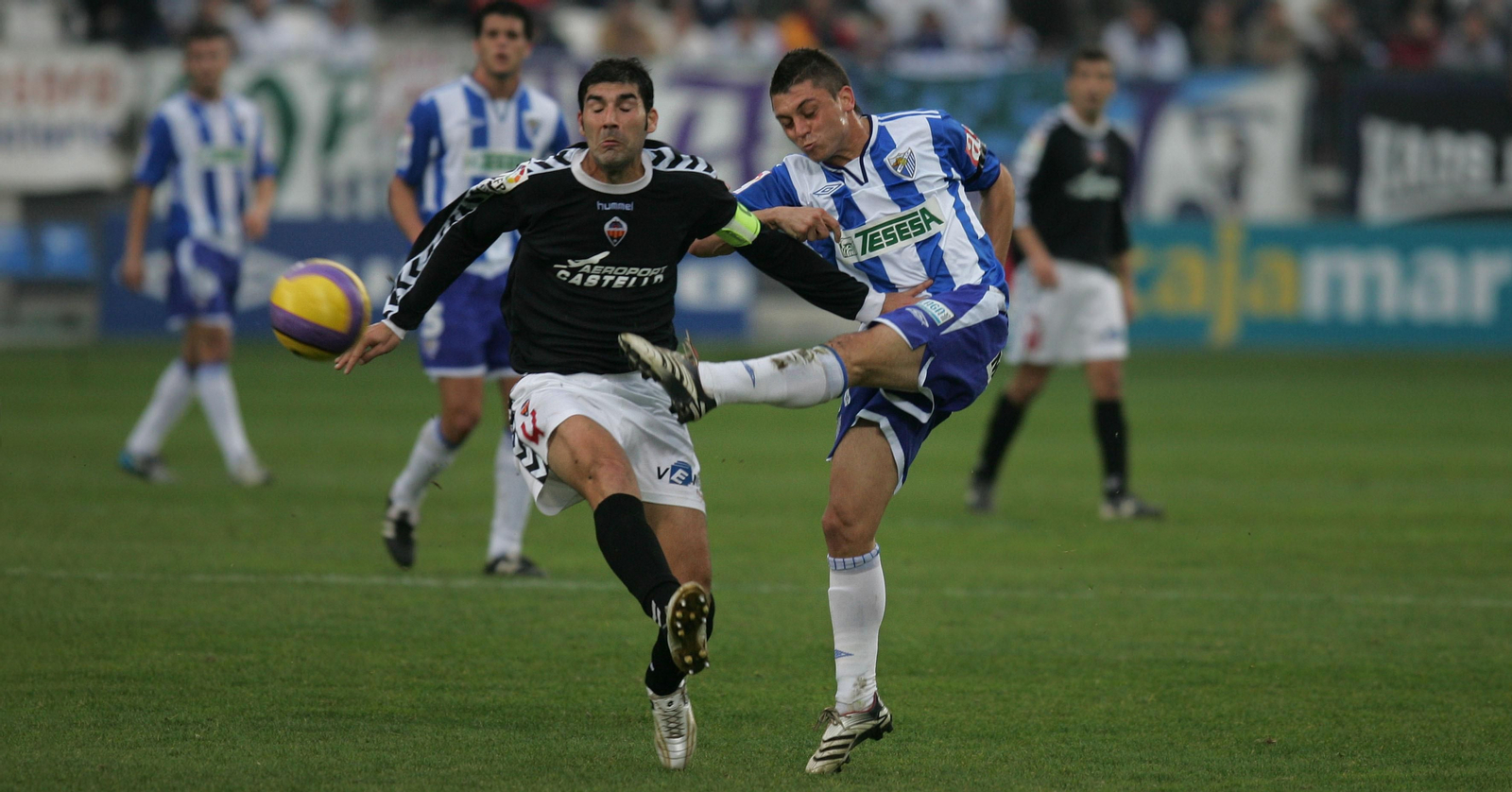 Las fotos de Jonatan Valle con el Málaga CF