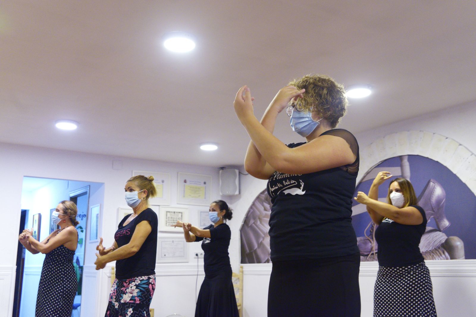 Fotos  de la academia de flamenco de Monika Bellido