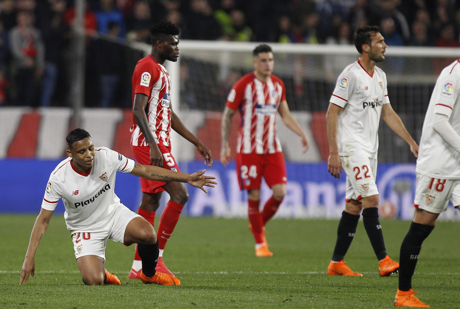 Las imágenes del Sevilla-Atlético de Madrid