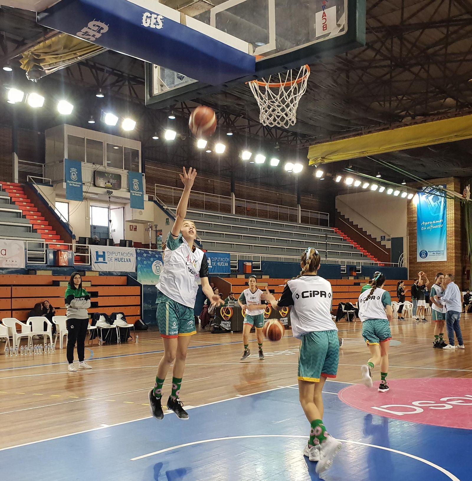 Camino Pellico, durante un entrenamiento