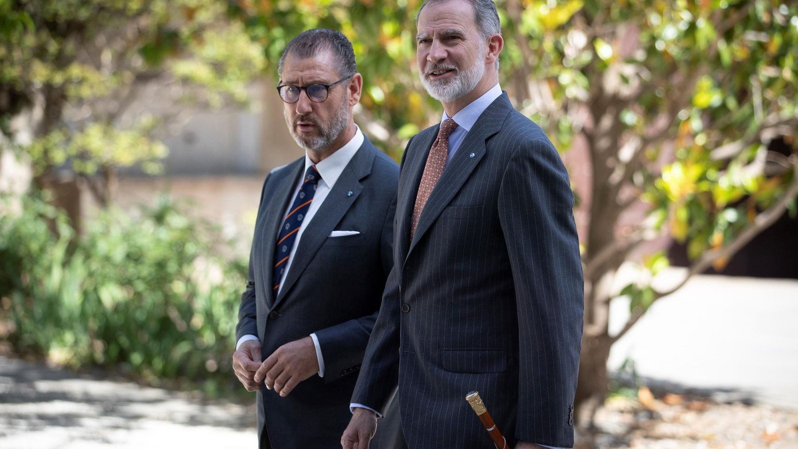 Las fotos de Felipe VI en el Real Monasterio de San Jerónimo de Granada en la reunión de las Reales Maestranzas de España