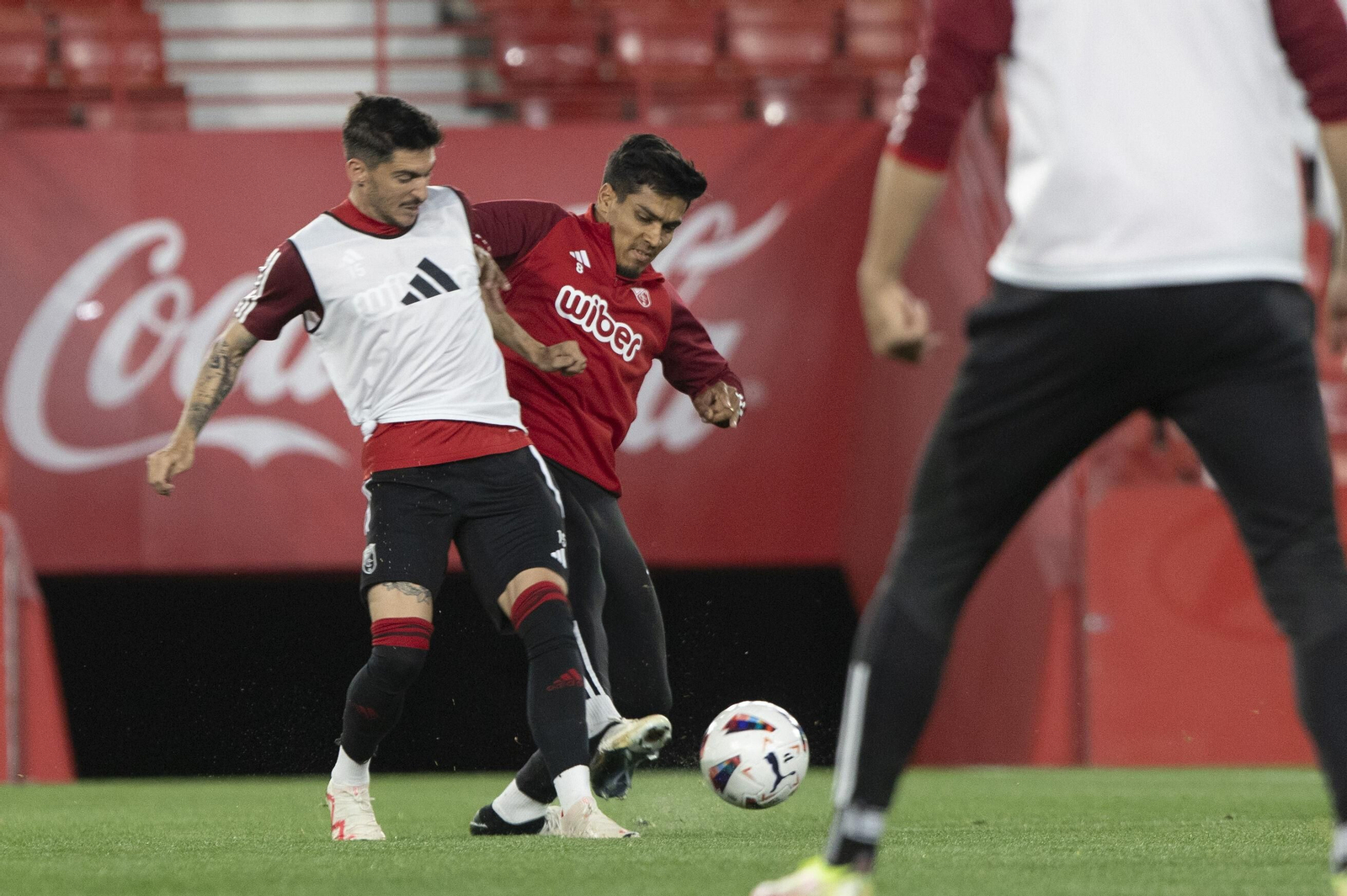 Así fue el primer entrenamiento de José Ramón Sandoval en el Granada CF